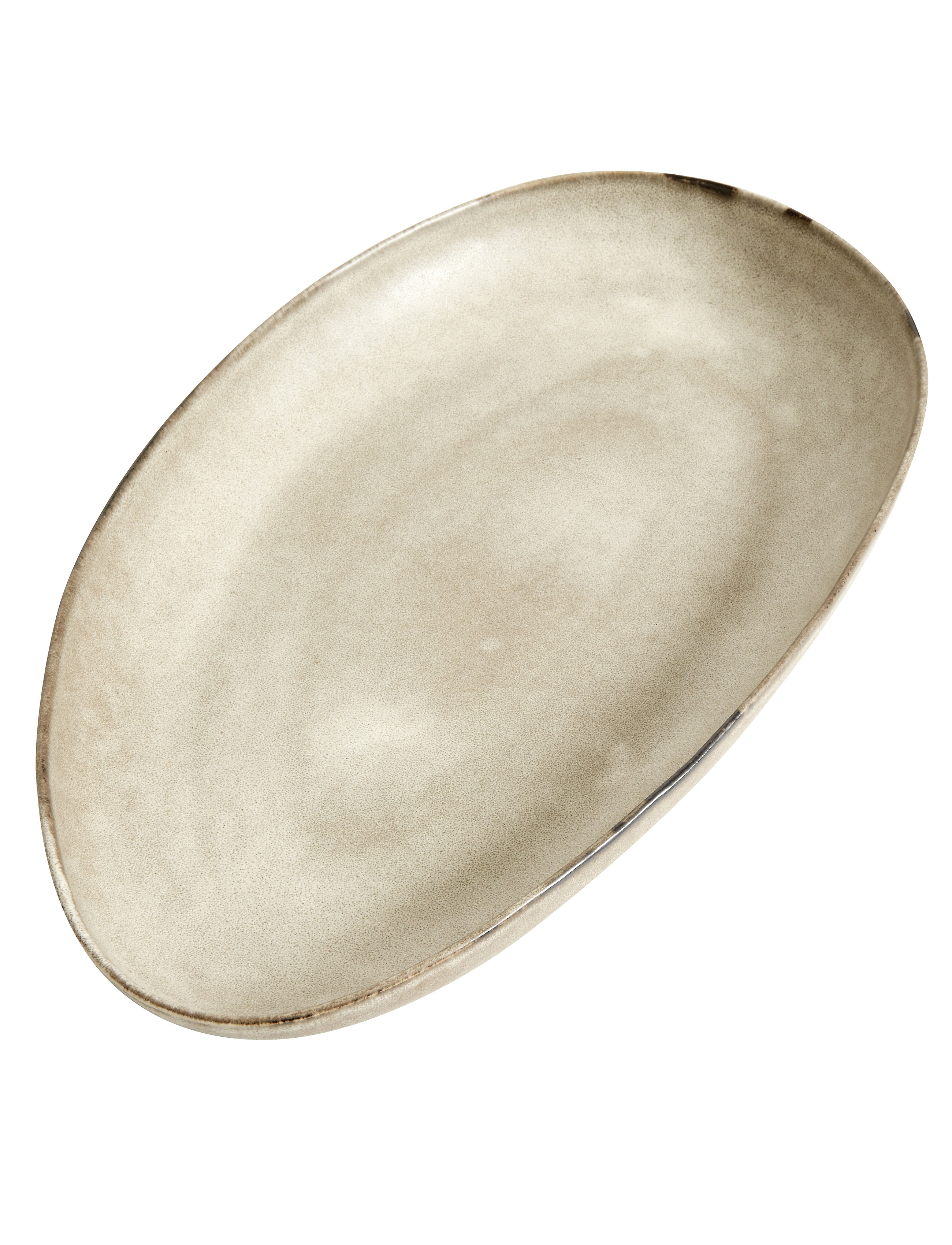 Muubs - Oval tray Mame L - tarjoiluastiat & -lautaset - Østers - 1