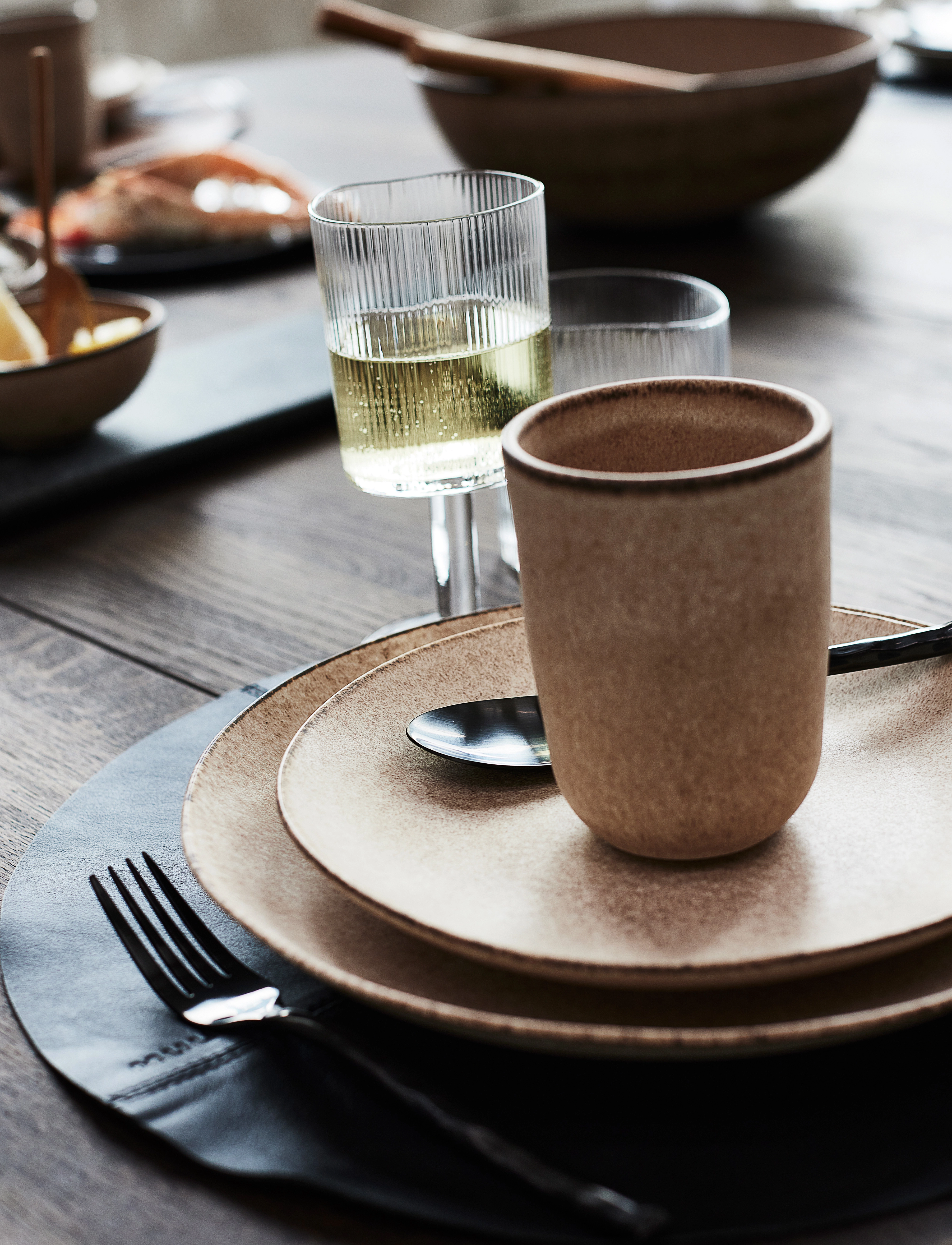 Muubs Yake Kop, 35 CL, Beige, Kopper & Krus > Kaffekopper, Unisex
