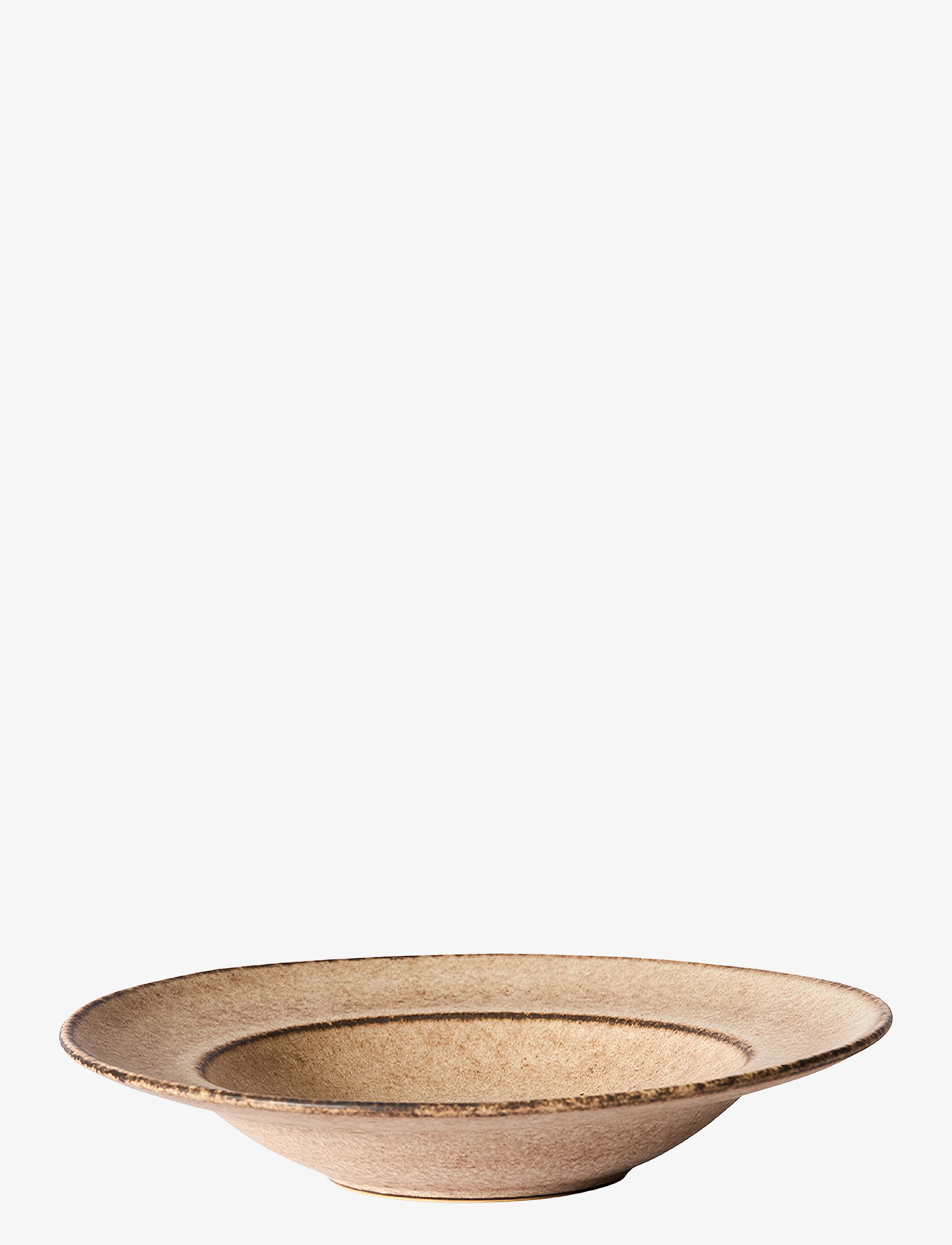 Muubs Yake Pastatallerken, Serveringsfad, Beige, Str: Ø26.5X4.5CM