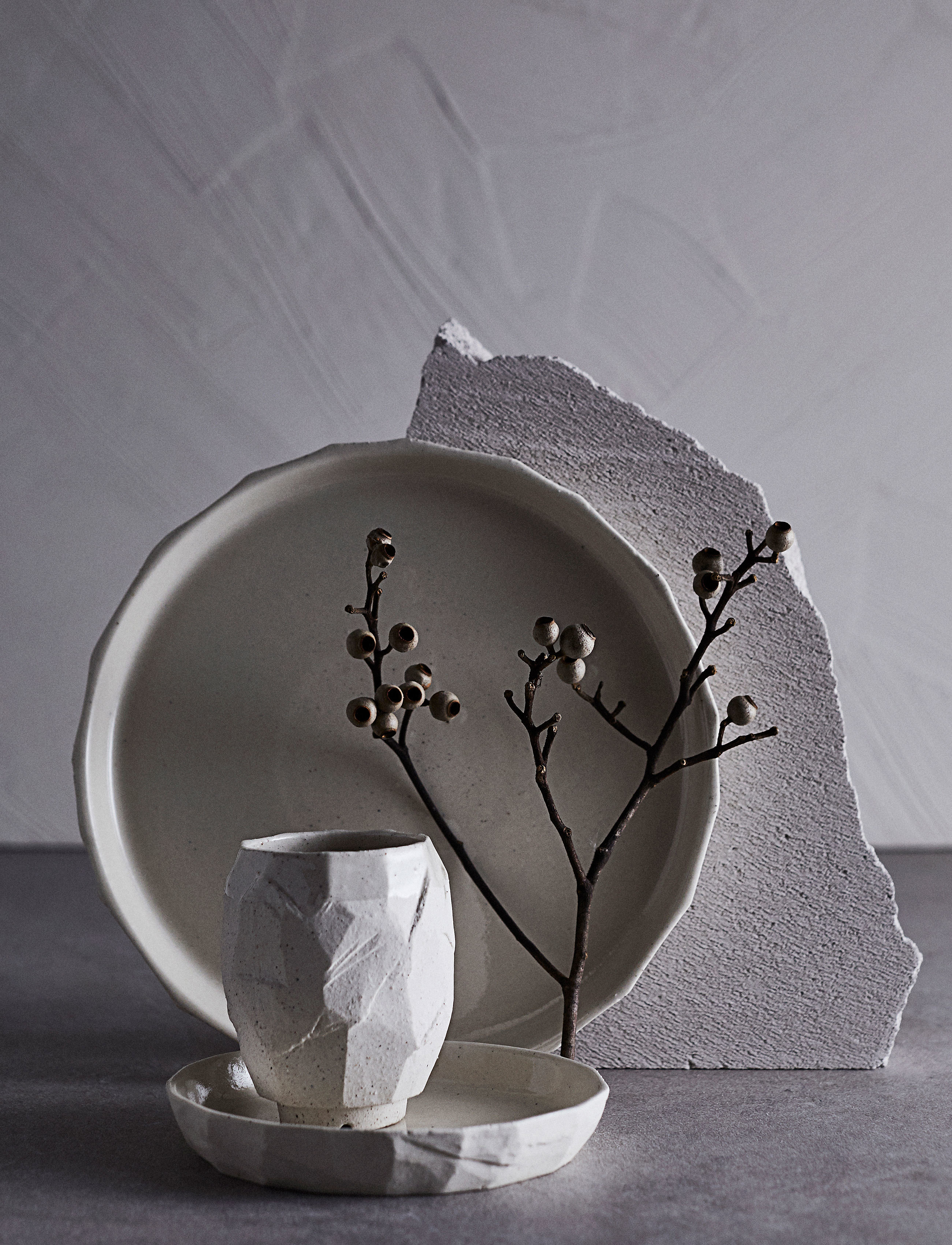 Muubs Kuri Middagstallerken, Ø 26 cm, Plates, Creme - Dinner Homeware