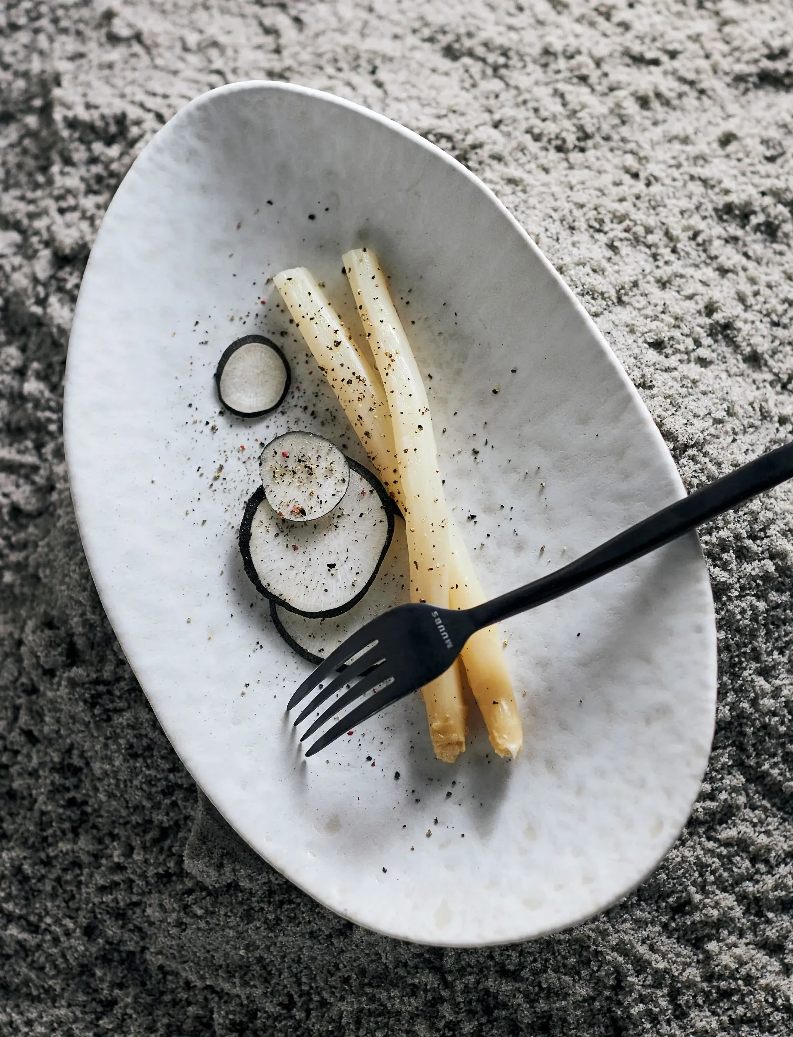Muubs - Dessert Plate Tega Ø28 - Cream - small plates - cream - 3