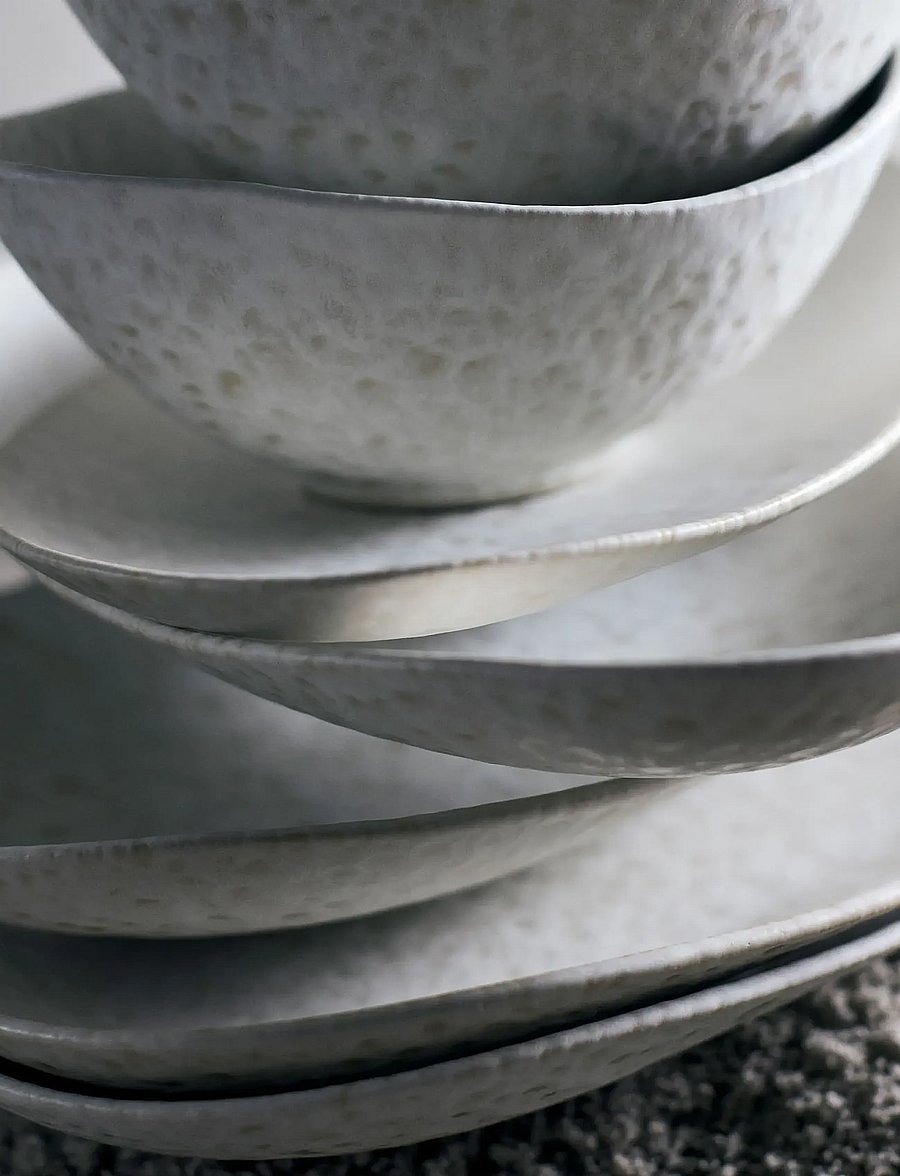 Muubs - Serving Bowl Tega M - Cream - servierschalen - cream - 5