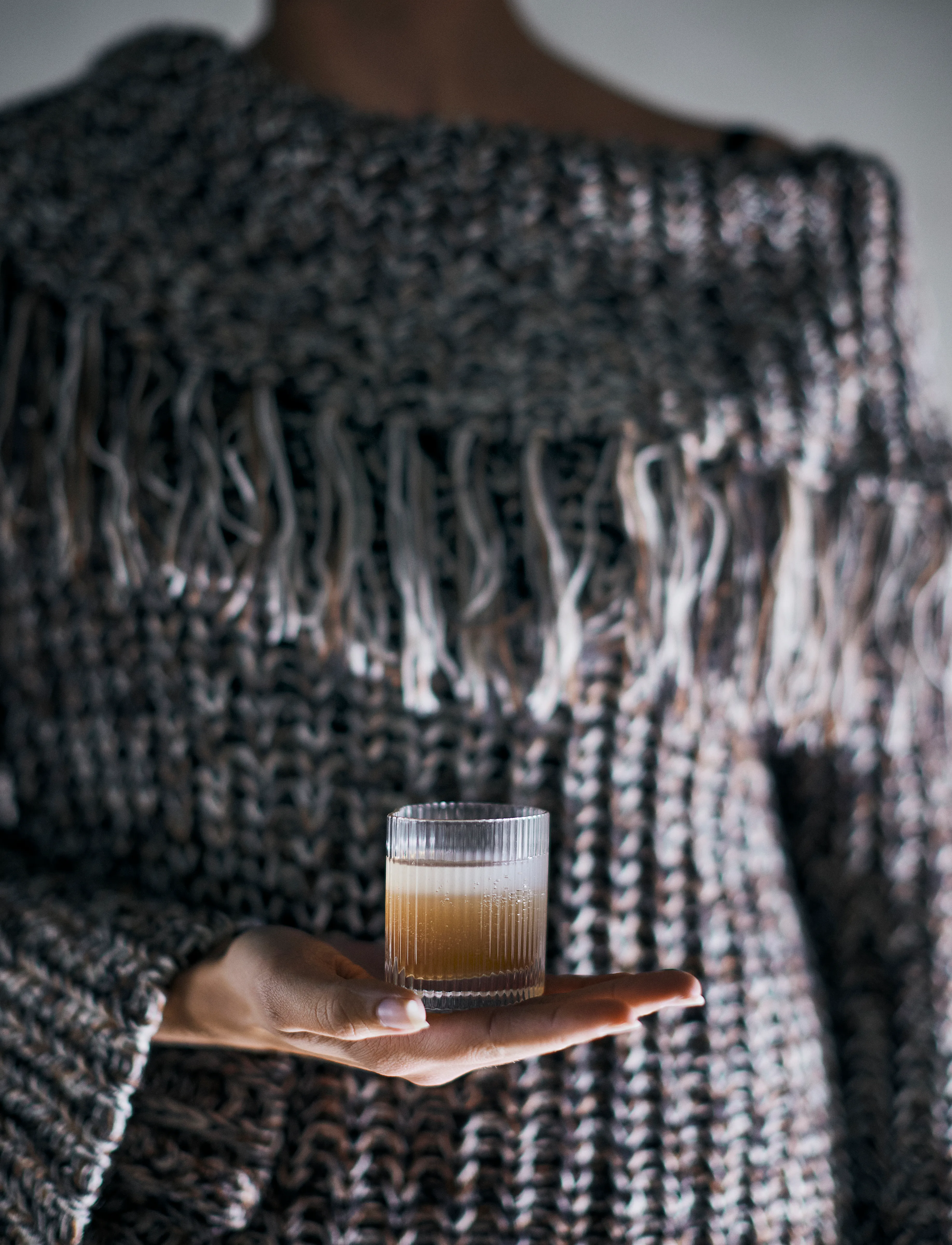 Muubs Glass Ripe Mini, 8 CL, Glass, Grau - Whiskey & Cognac Homeware