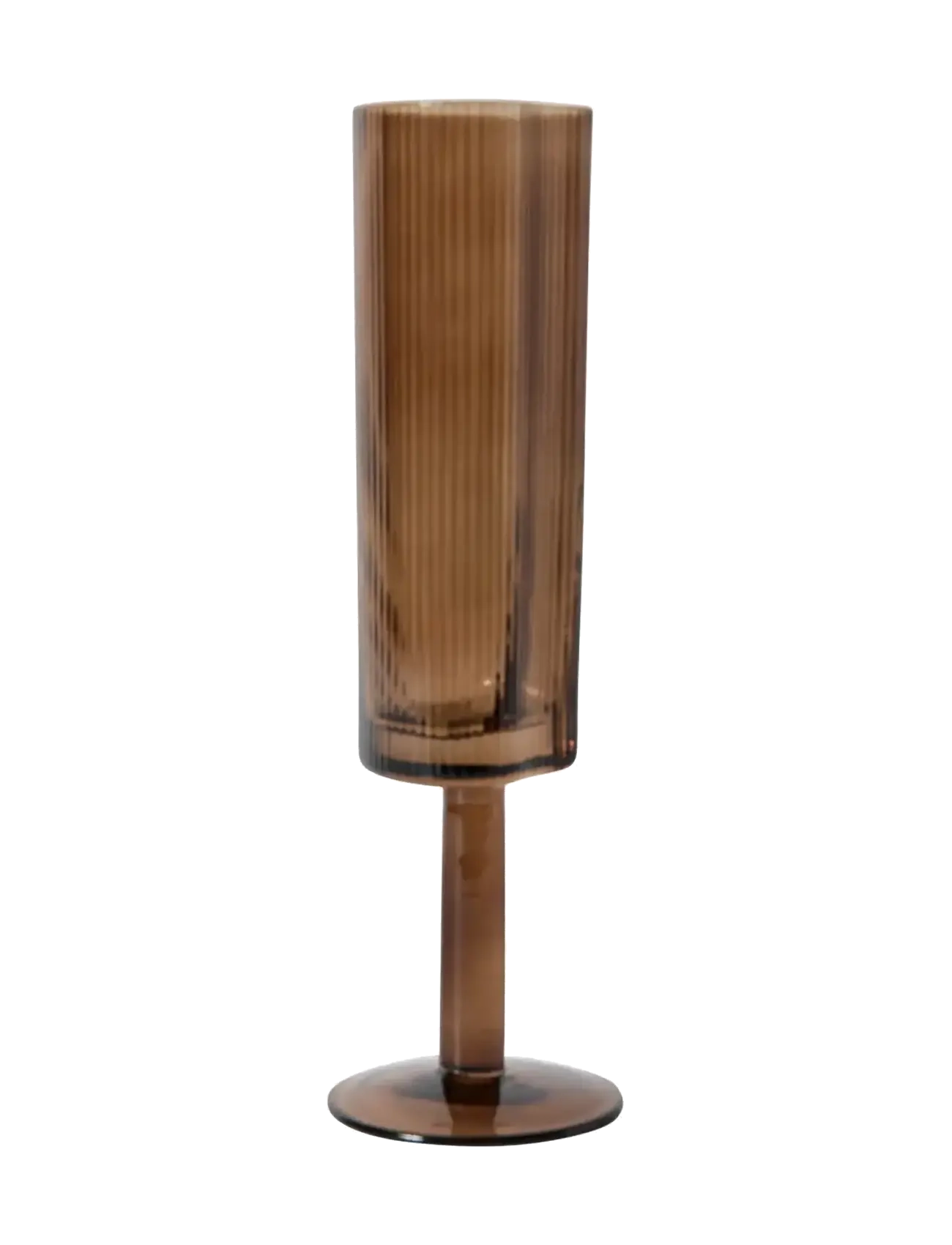 Muubs Champagne glass Ripe - Smoked brown - Geschirr - SMOKED BROWN / brown