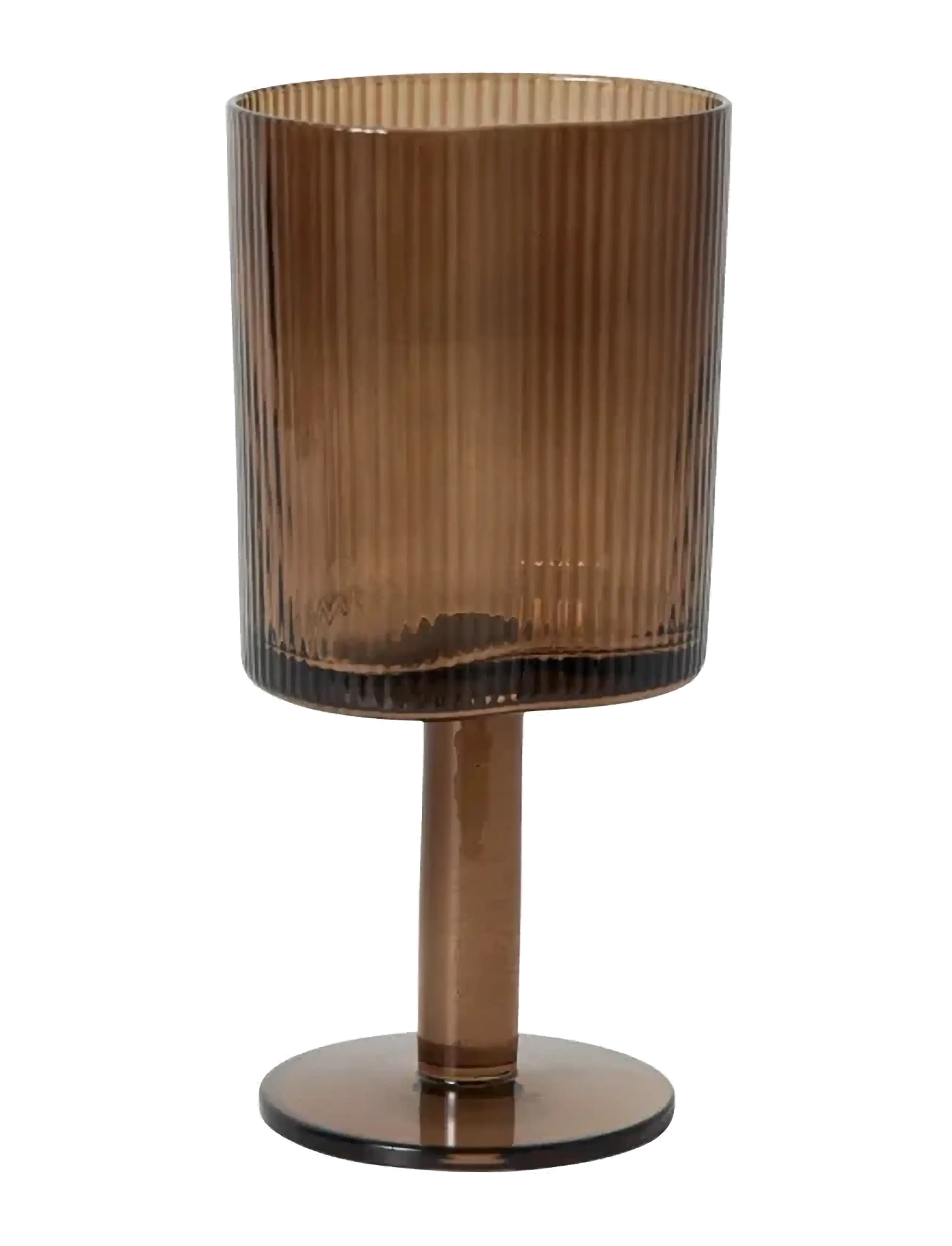 Muubs White Wine Glass Ripe Smoked Brown, Rød Vinglases, Brun, Str: 21 CL