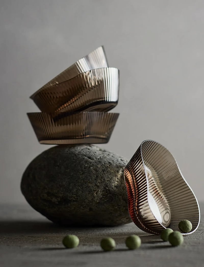 Muubs - Snack Bowl Ripe - Smoked brown S/4 pcs. - servierschalen - smoked brown - 2