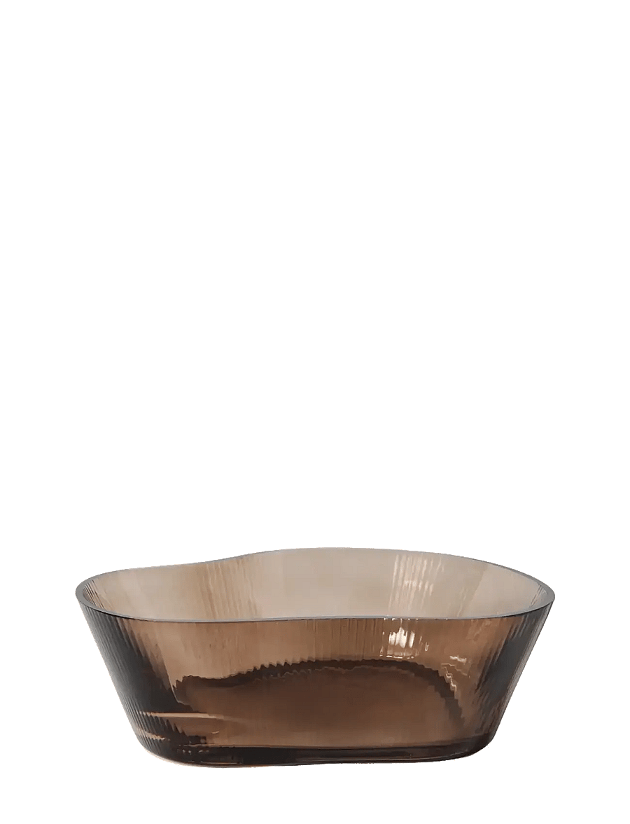 Muubs - Bowl Ripe L - Smoked brown - serveerimisnõud - smoked brown - 1