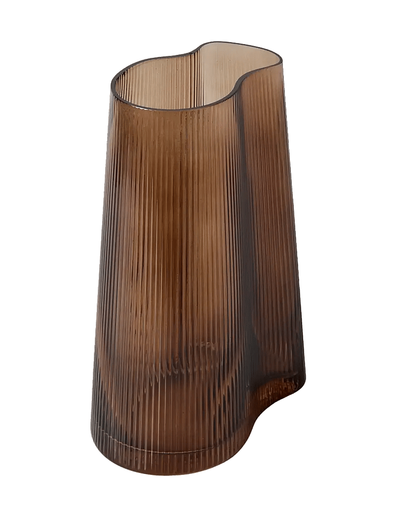 Muubs - Vase Ripe S - Smoked brown - vasen - smoked brown - 1