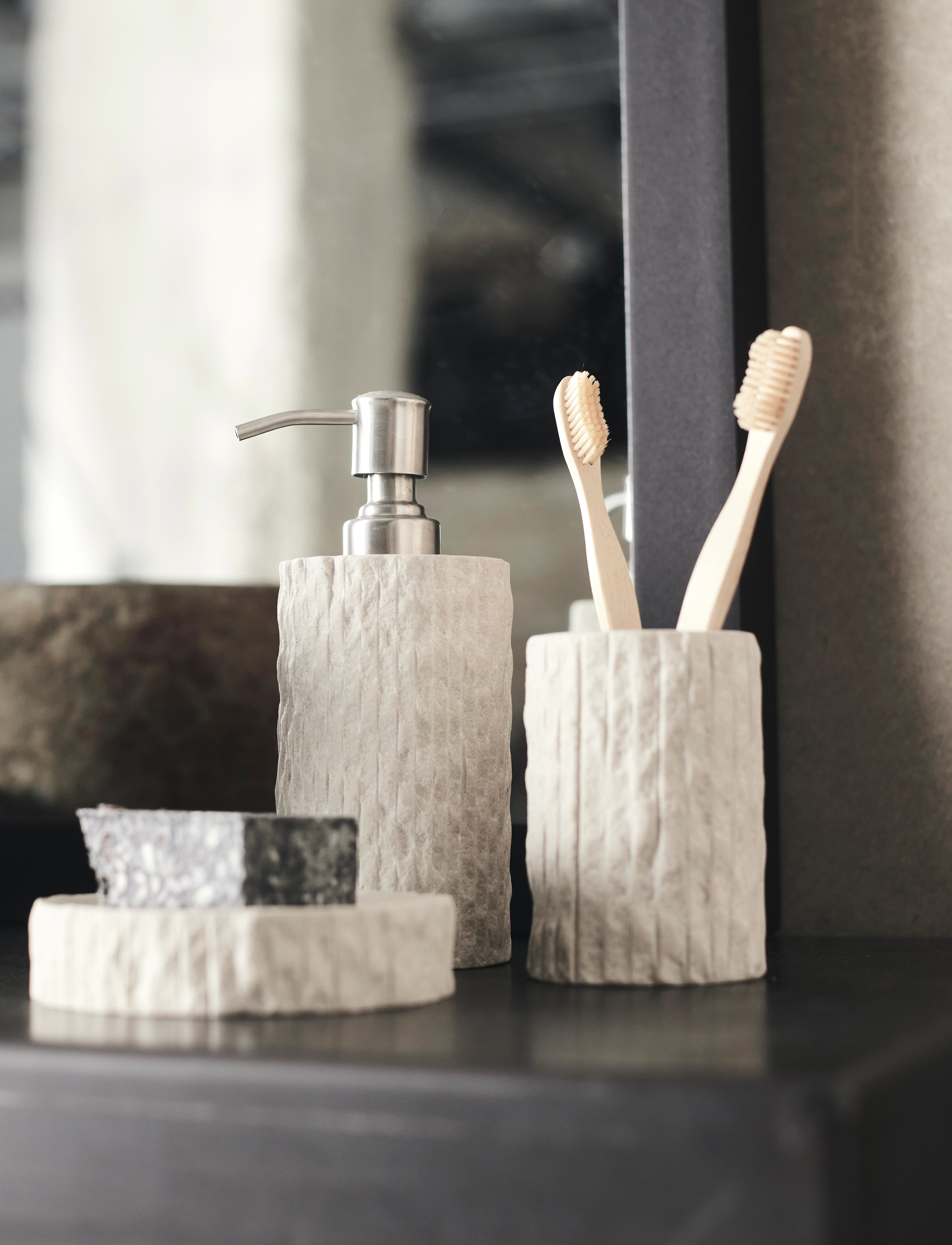 Muubs Kama, 11.5X2.5 cm, Bathroom Interior, Beige - Soap Pumps & Cups, Homeware