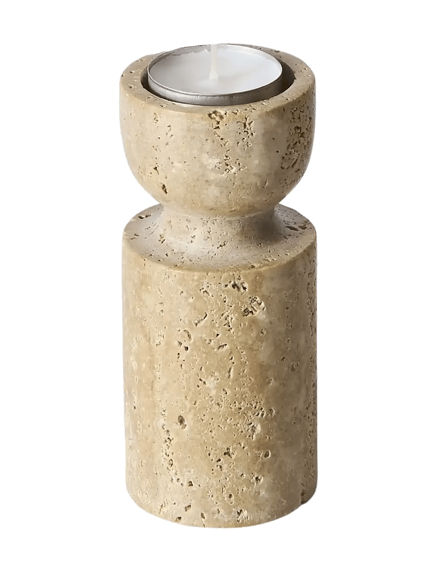 Muubs - Tealight Minerva - Creame S/2 pcs. - teelichthalter - creme - 3