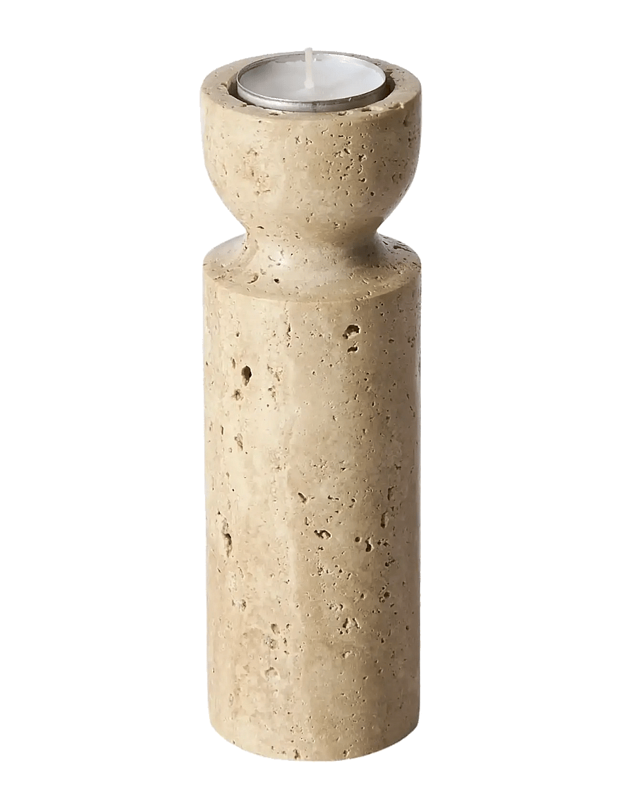Muubs - Tealight Minerva - Creame S/2 pcs. - teelichthalter - creme - 5