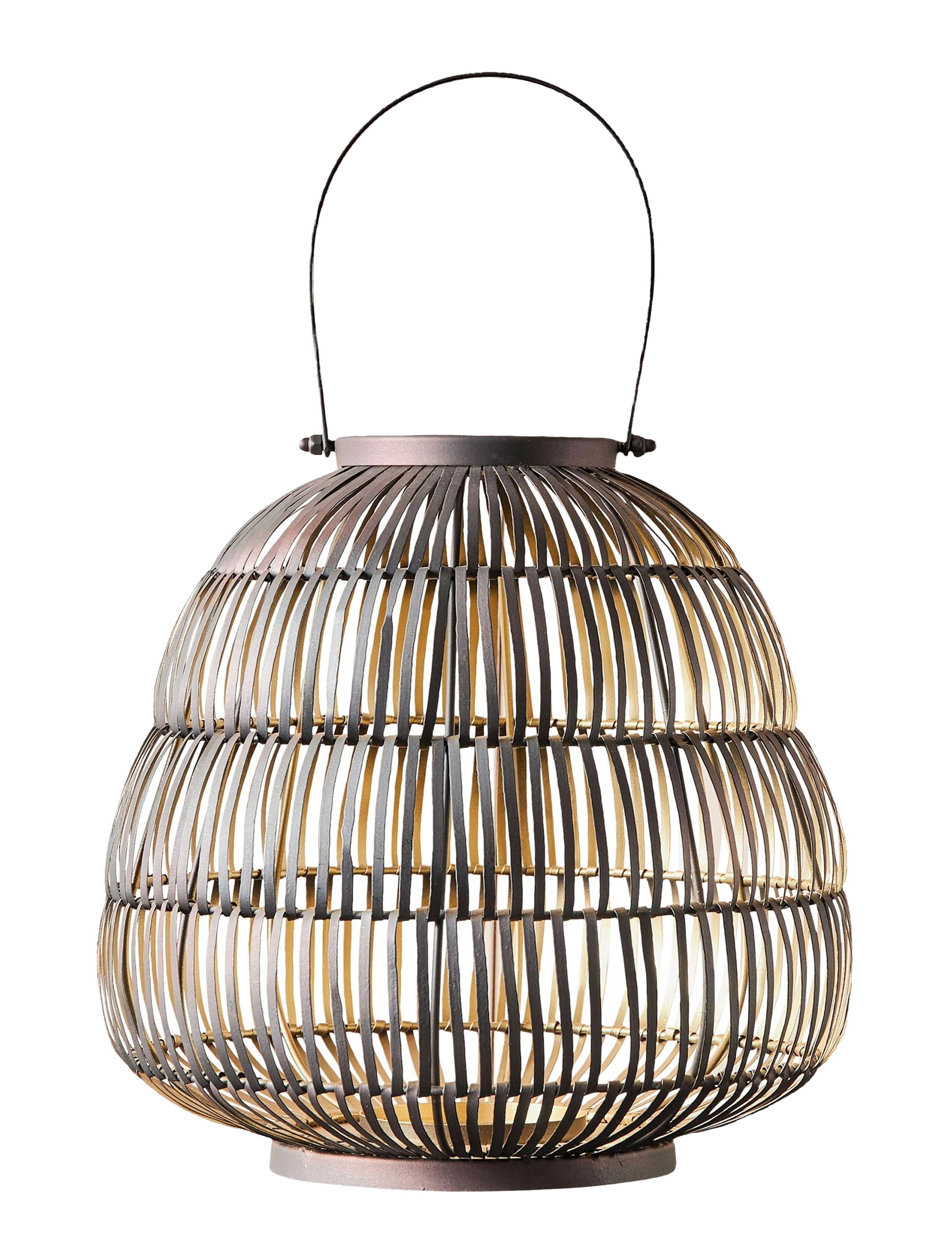 Muubs Raito M, Indendørs lanterne, Brun, Str: 33X33X33CM