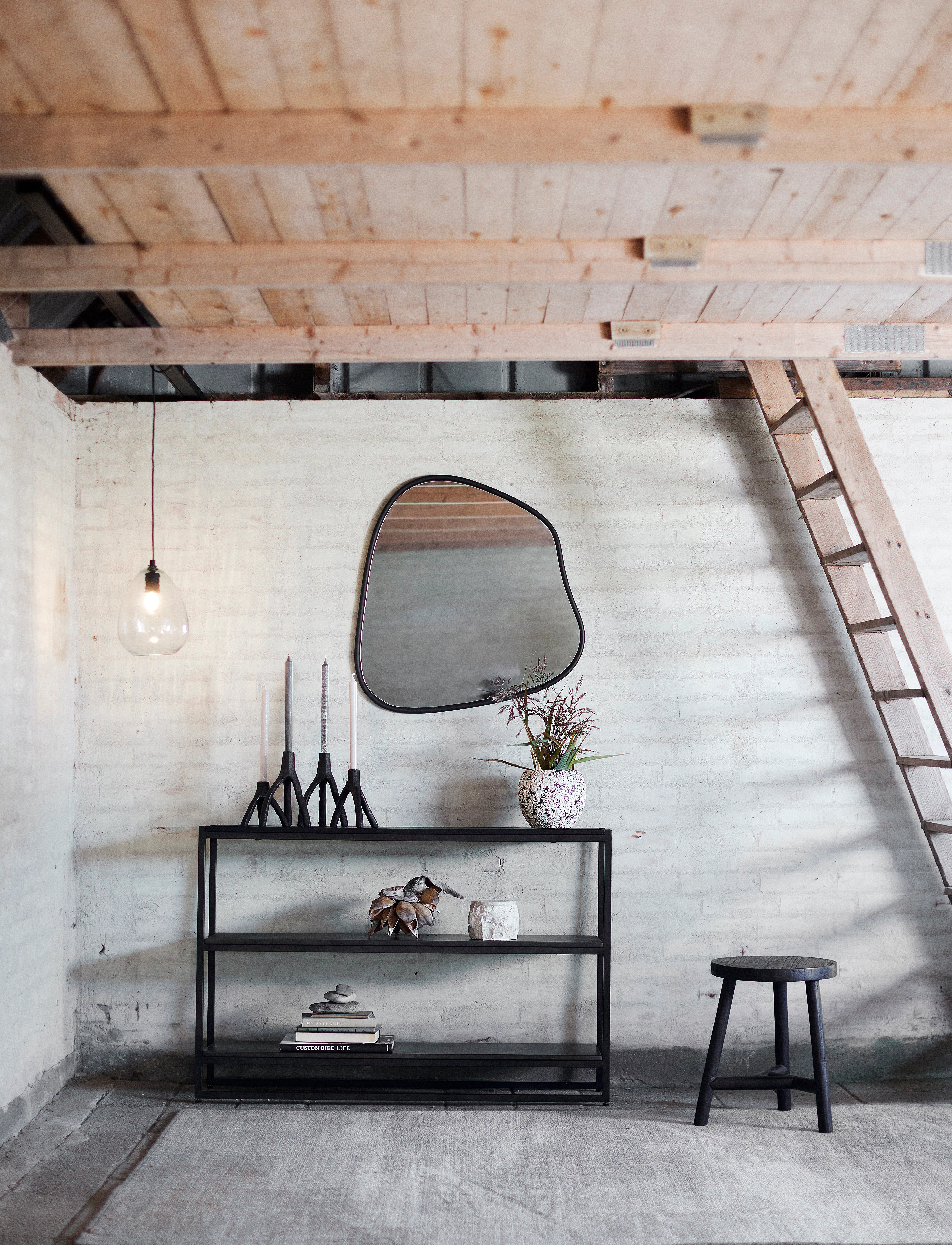 Muubs Lamp Kiho, 20X27 cm, Ceiling Lamps, Grau - Pendant Homeware