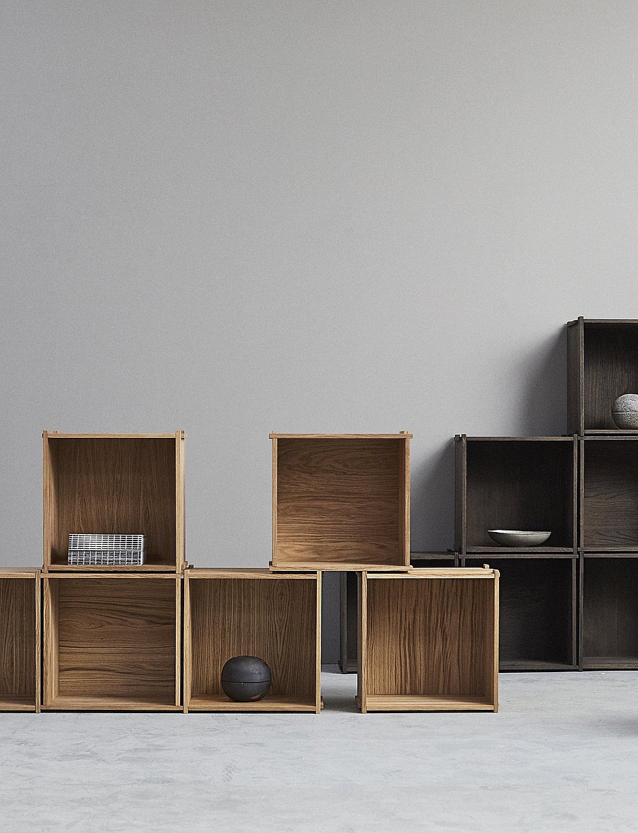 Muubs - Bookcase Blocks Smoked - regale und verwahrung - smoked - 0