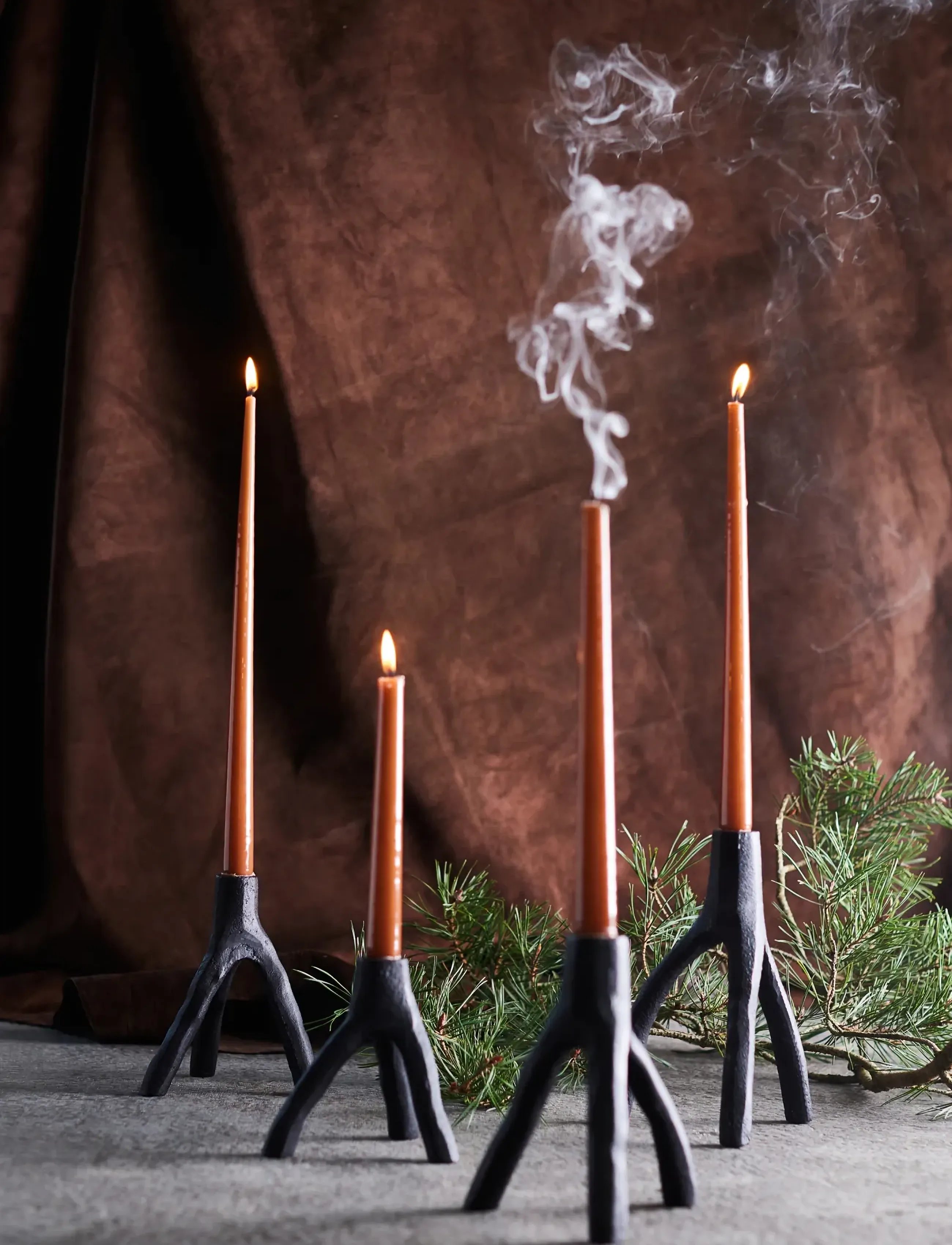 Muubs - Candle holder Aion S - svečturi - black - 5
