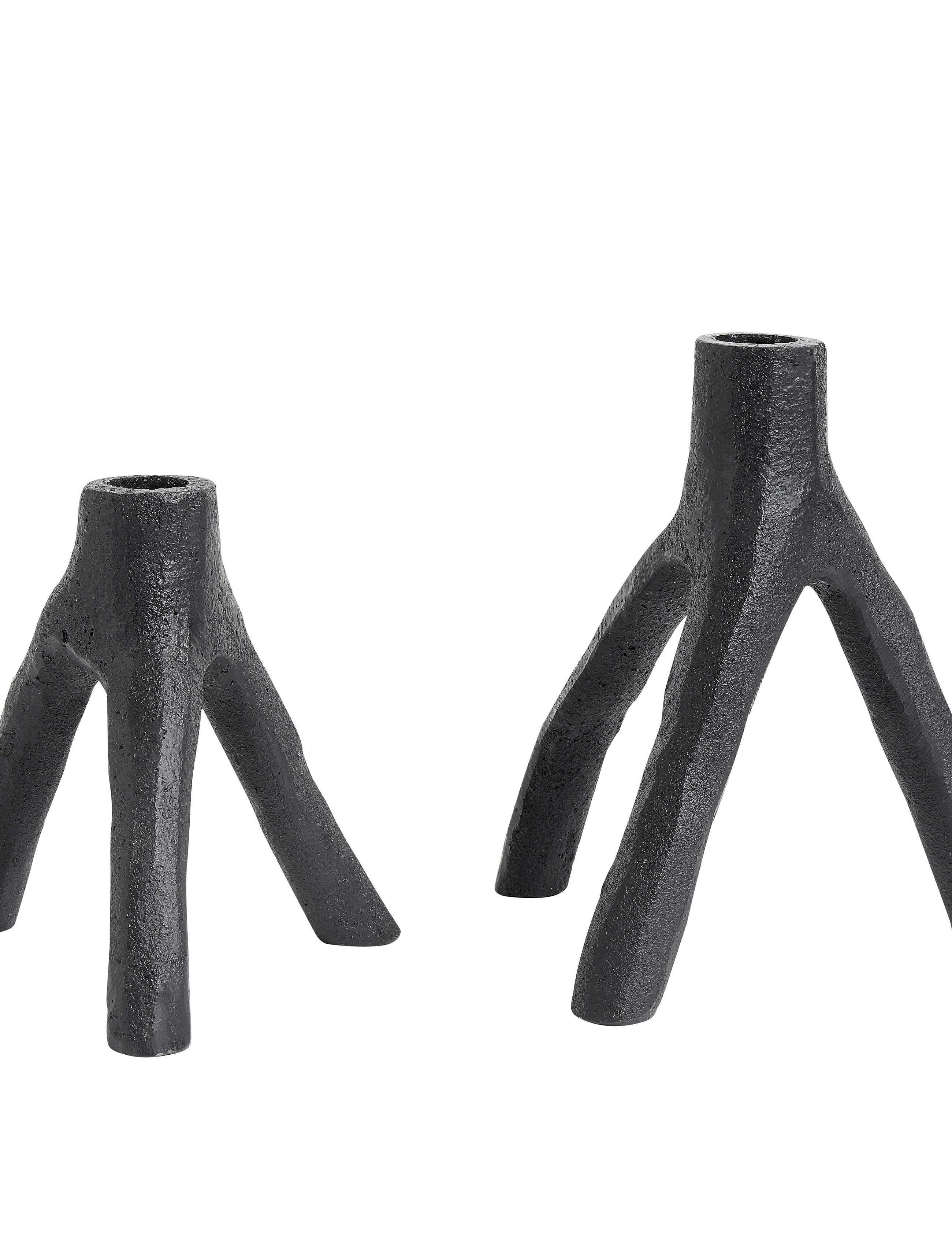 Muubs - Candle holder Aion L - kertastjakar - black - 2