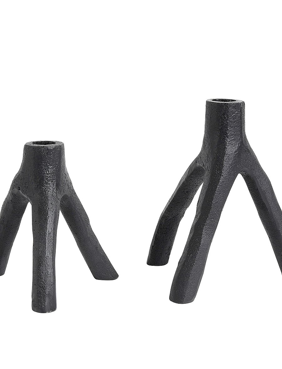 Muubs - Candle holder Aion L - kerzenständer - black - 2