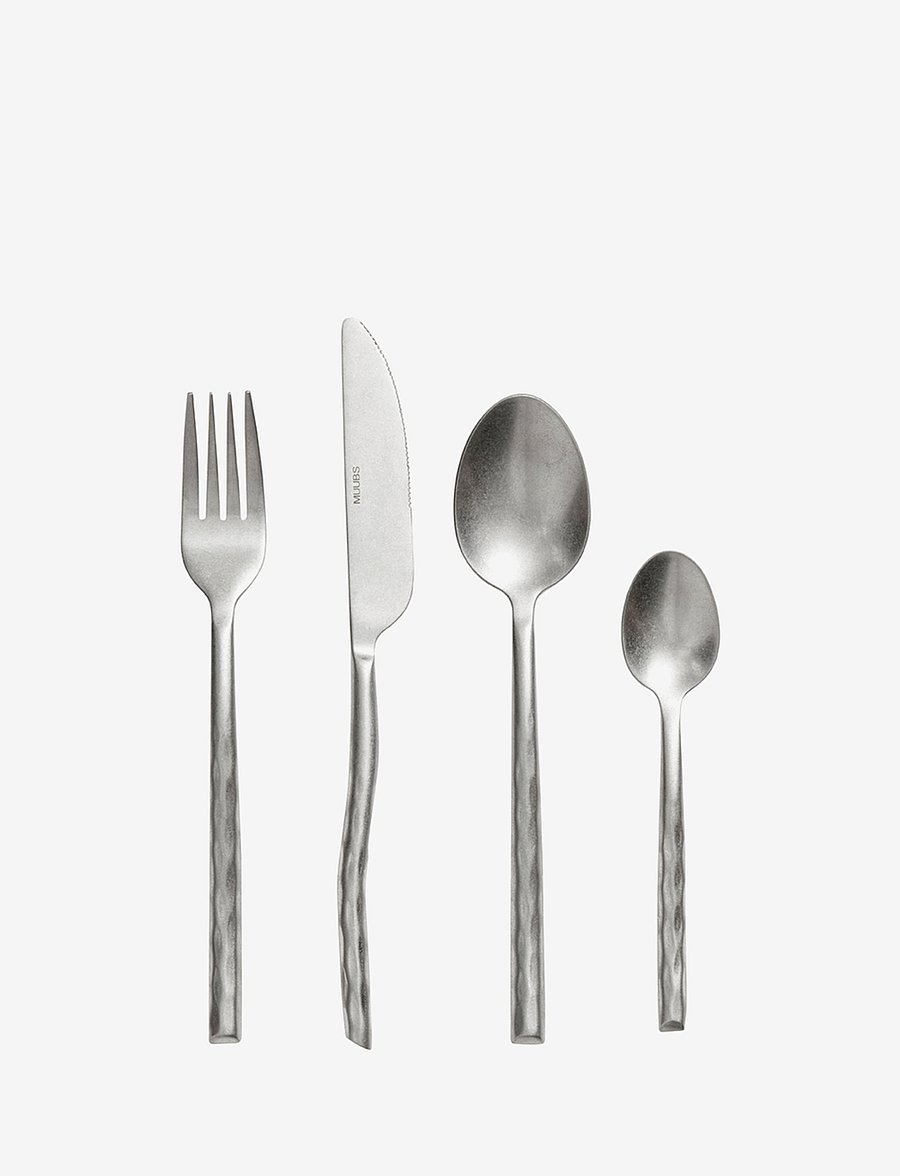 Muubs - Cutlery Uta - Stonepolish 16 pcs - söögiriistakomplektid - stone polish - 0