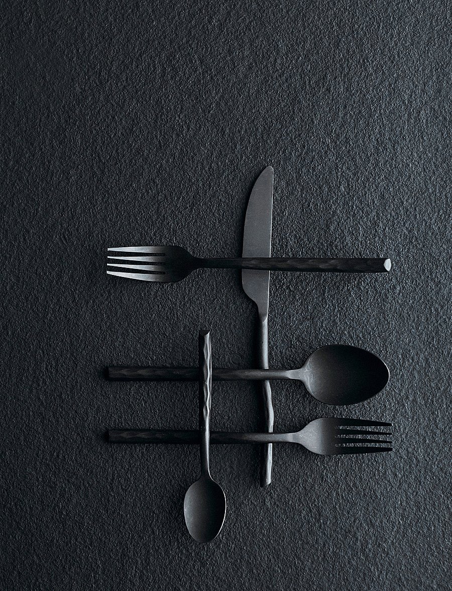 Muubs - Uta Cutlery - nach preis einkaufen - silke matt black - 2