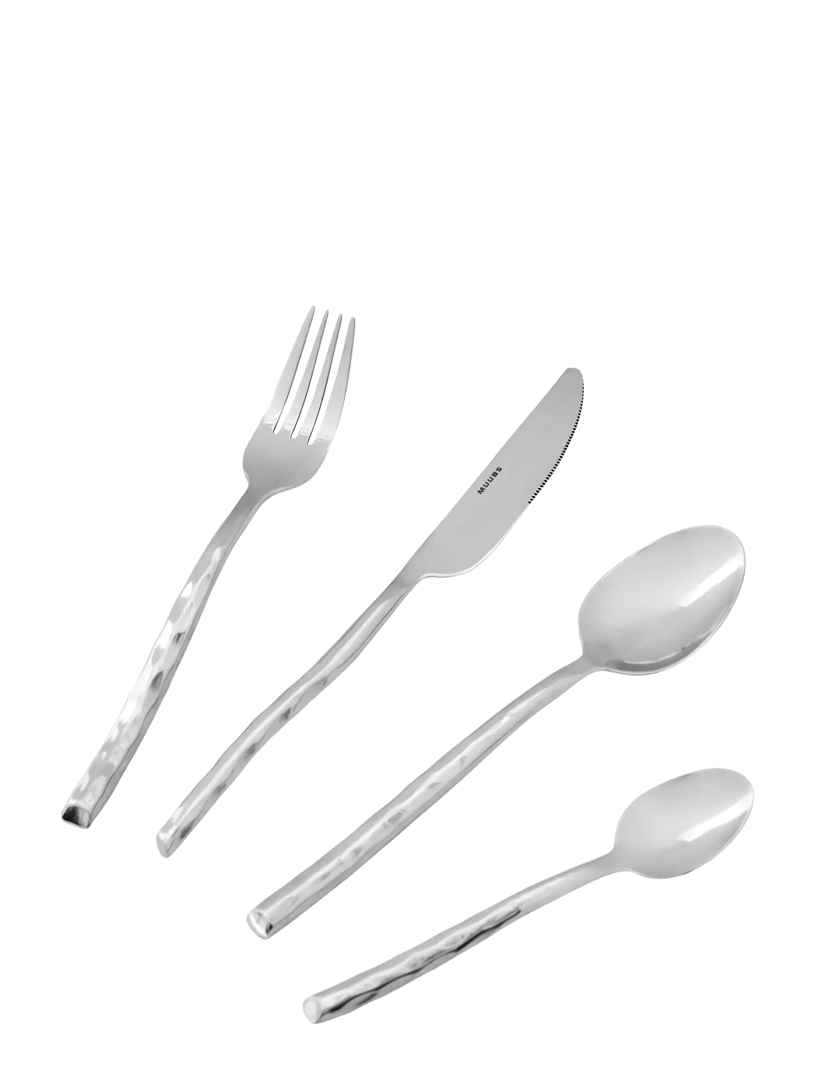 Muubs - Cutlery Uta - Polished steel 16 pcs - bestiksæt - steel - 2