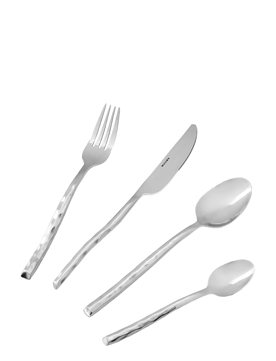 Muubs - Cutlery Uta - Polished steel 16 pcs - söögiriistakomplektid - steel - 2