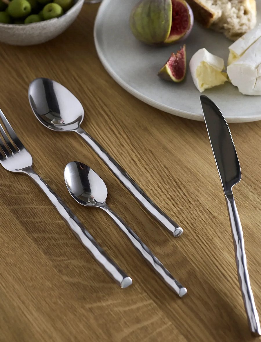 Muubs - Cutlery Uta - Polished steel 16 pcs - söögiriistakomplektid - steel - 3