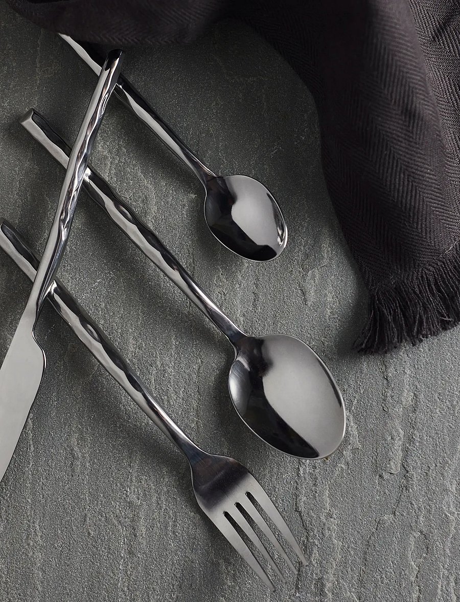 Muubs - Cutlery Uta - Polished steel 16 pcs - söögiriistakomplektid - steel - 4