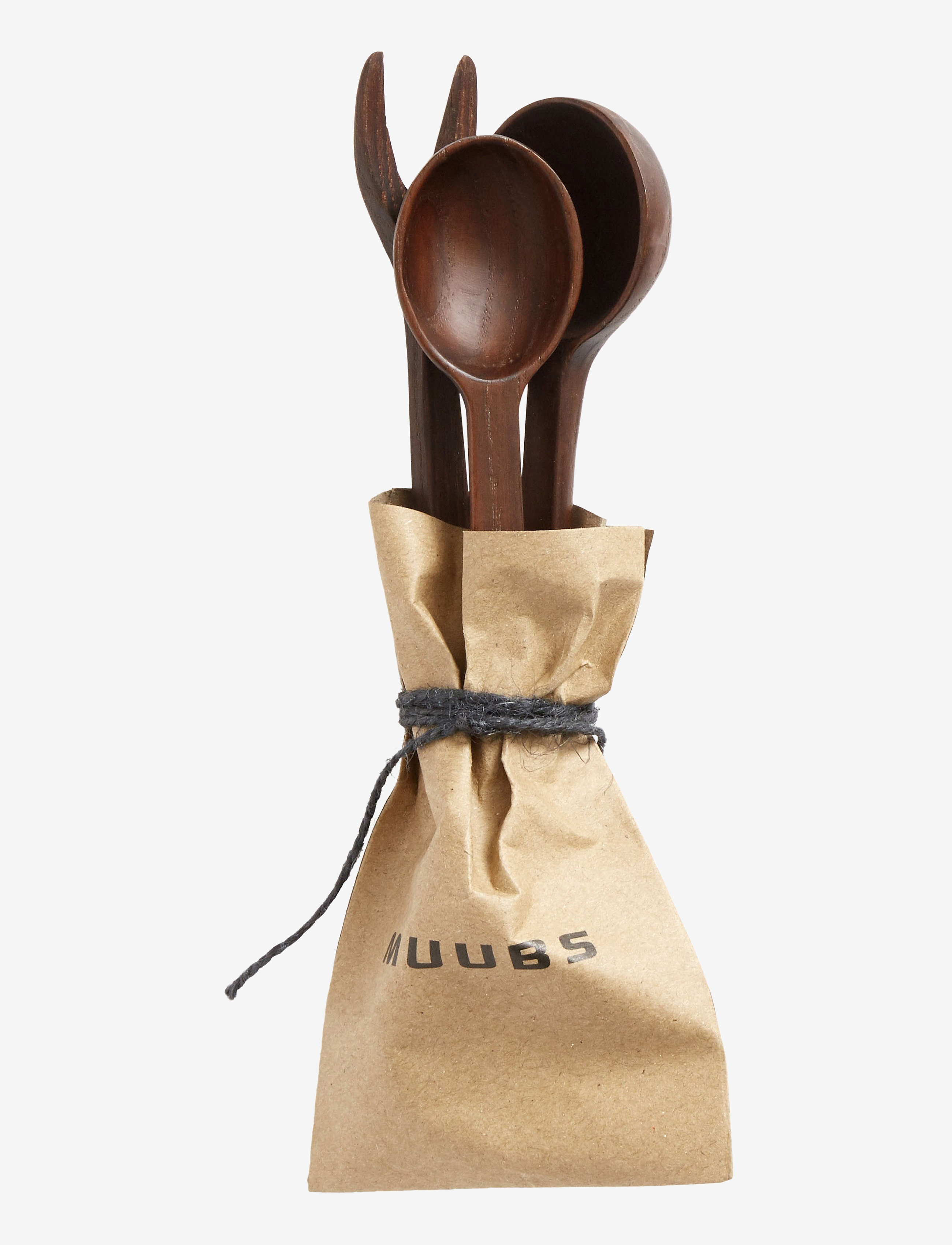 Muubs - Tapas set 3-pcs. Yami - salatbesteck - brown - 1