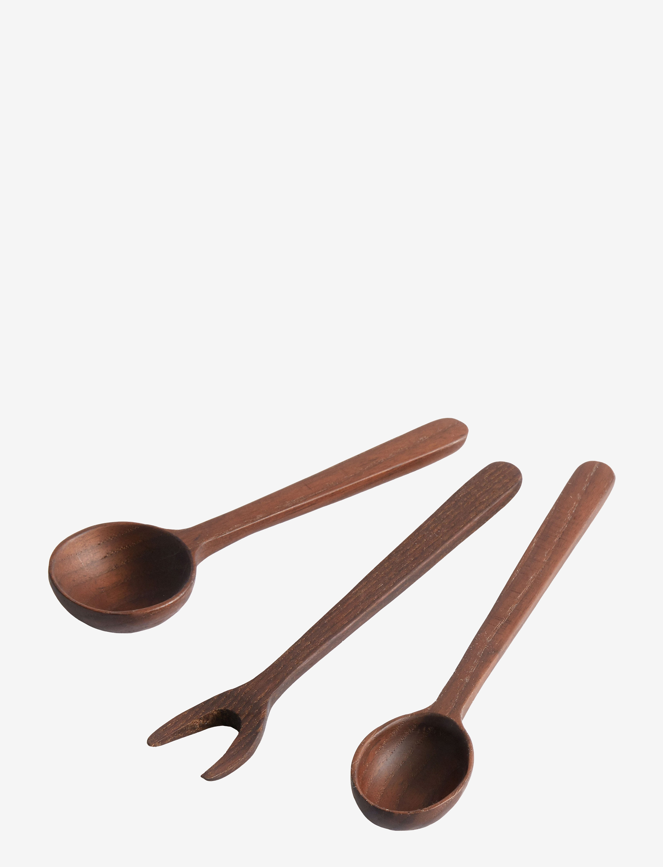 Muubs - Tapas set 3-pcs. Yami - salatbesteck - brown - 2