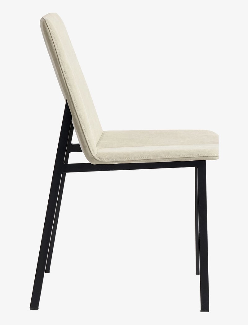 Muubs - Dining chair Chamfer - Desert/Black - stólar - desert/black - 0
