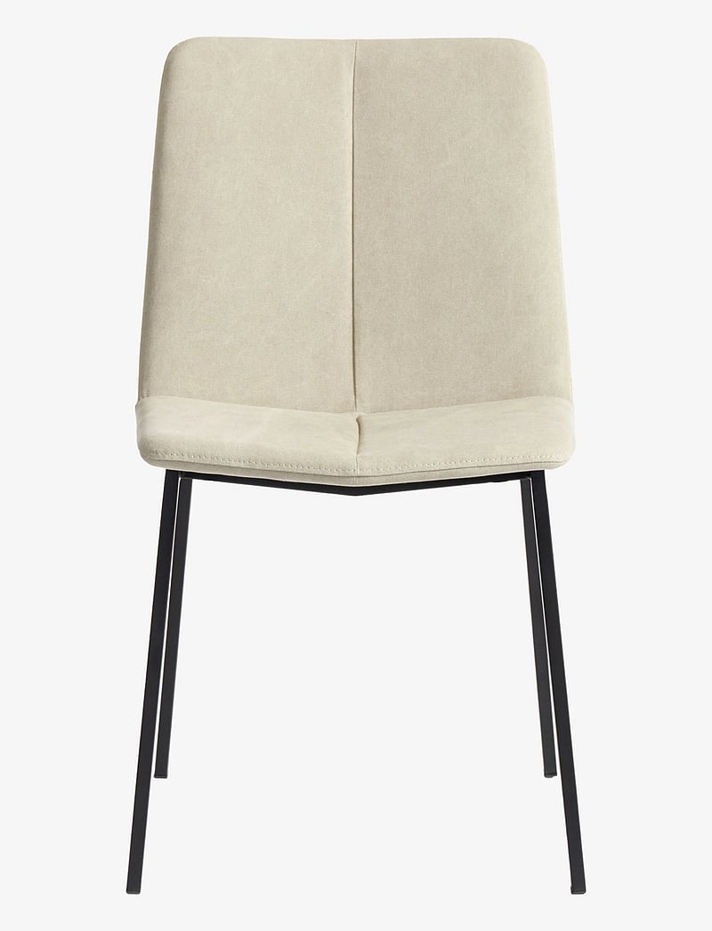 Muubs - Dining chair Chamfer - Desert/Black - stólar - desert/black - 1