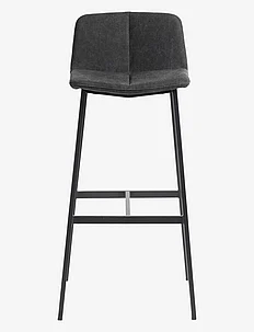 Bar stool Chamfer Anthracite 75 - Antrazit/Black, Muubs