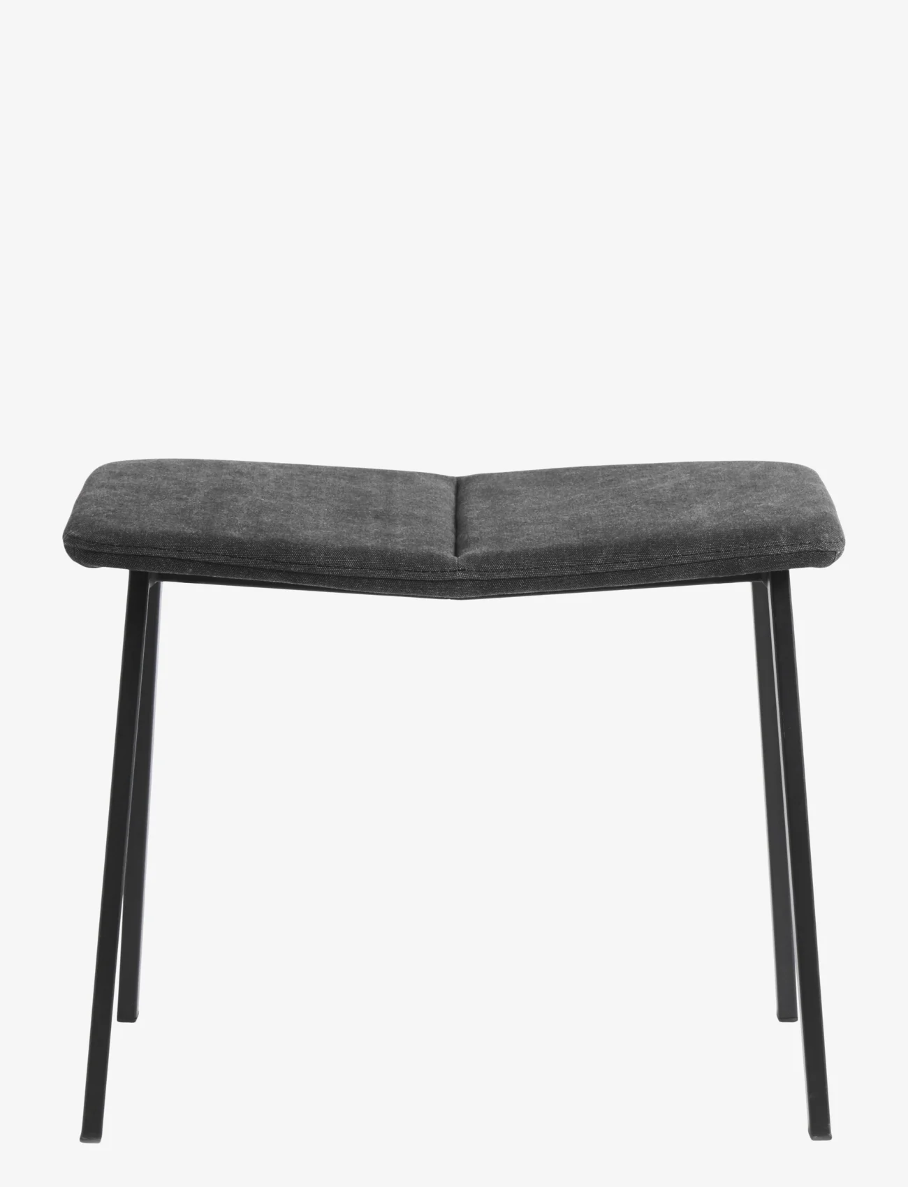 Muubs - Footstool Chamfer Anthracite – Anthracite/black - stühle - anthracite/black - 0
