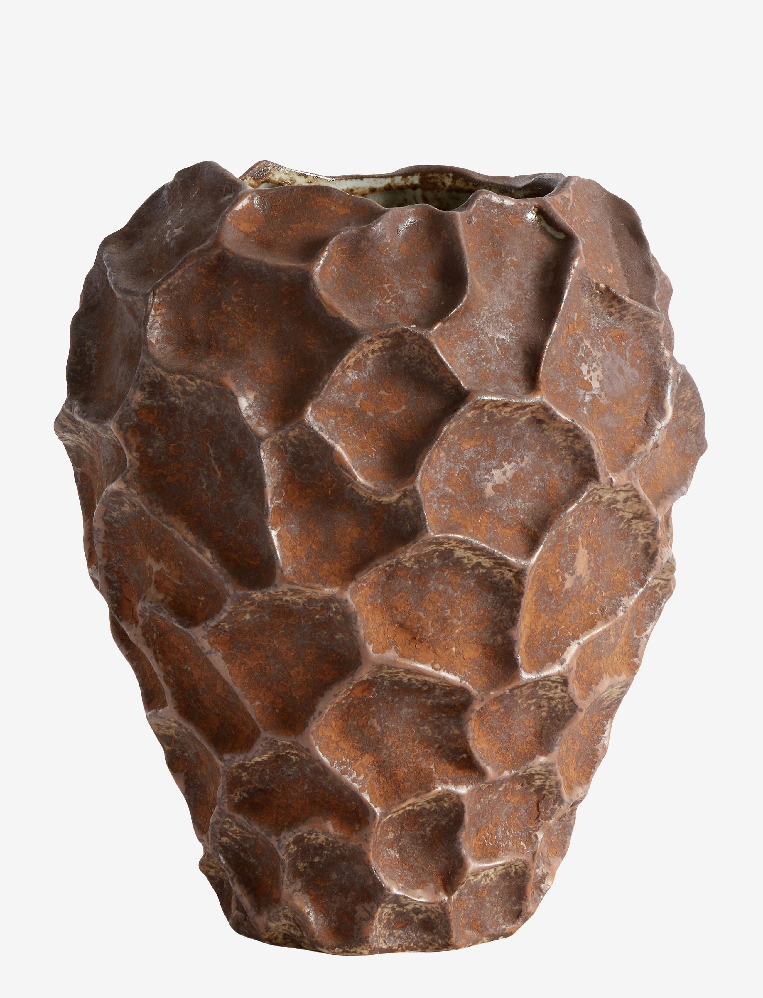 Muubs Vase Soil, H21.5 cm, Brown, Dekoration > Vaser, Unisex