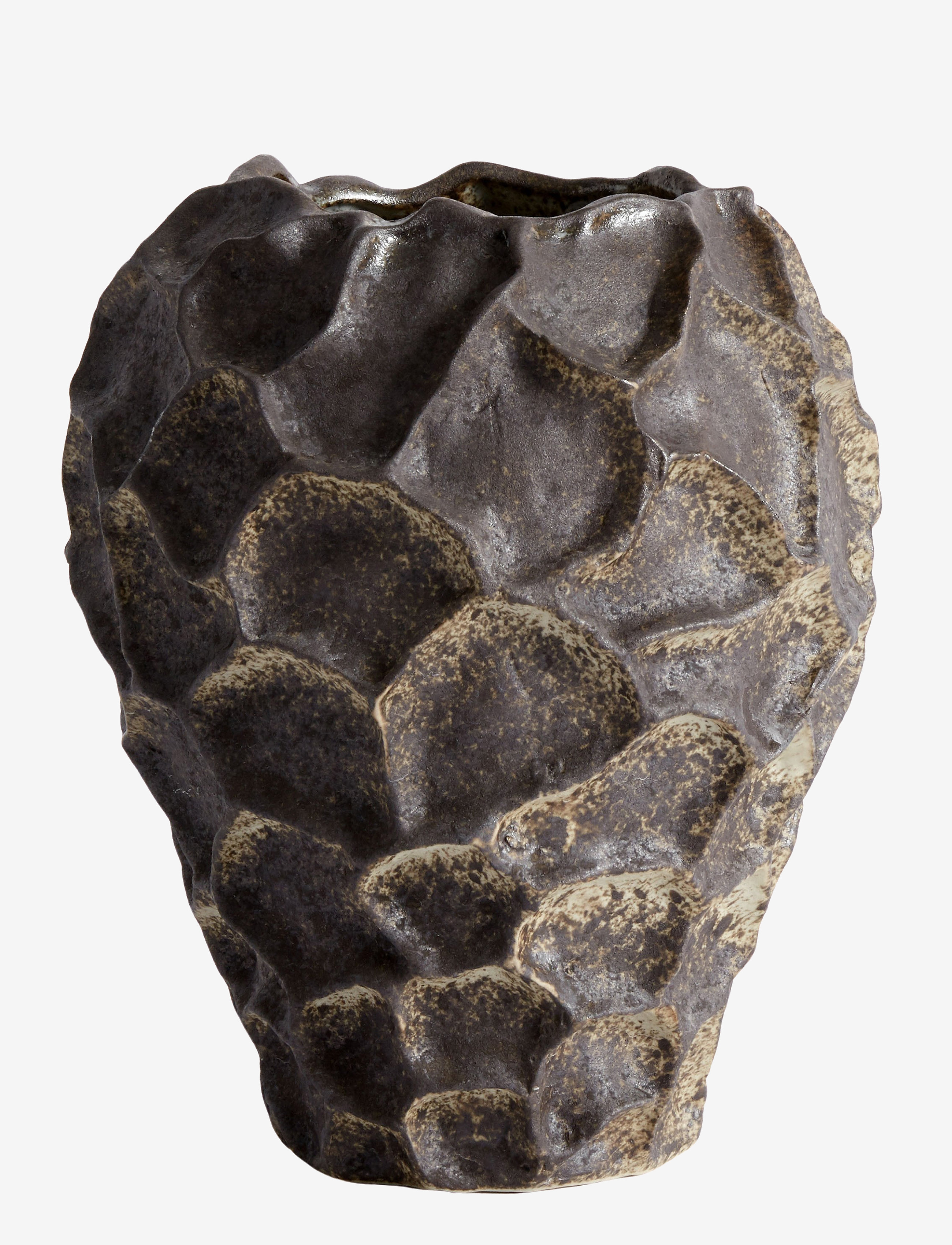 Muubs Vase Soil, H:21.5 cm, Brown, Dekoration > Vaser, Unisex