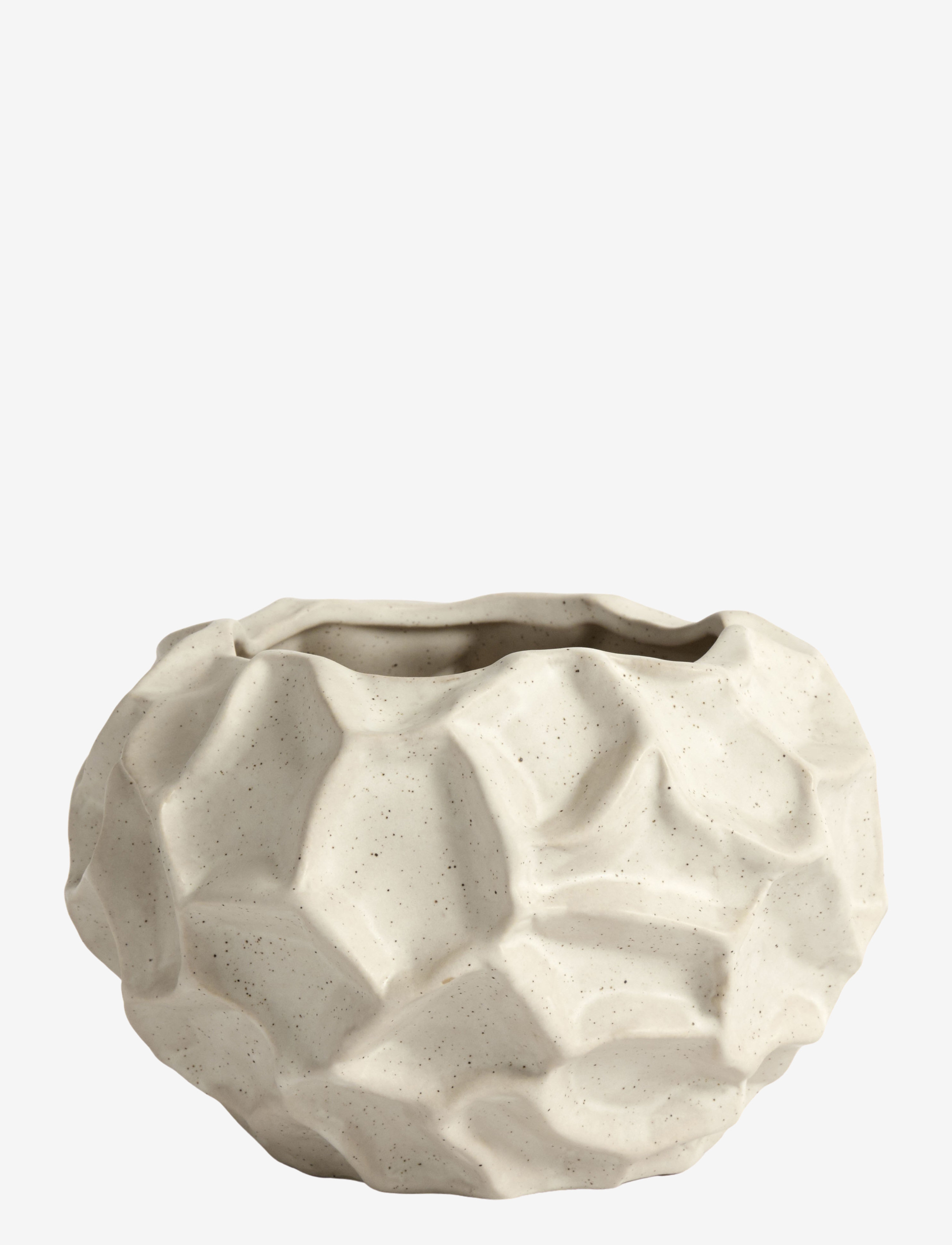 Muubs Krukke Soil, Flower Pots, Creme, Str: H:11.5CM