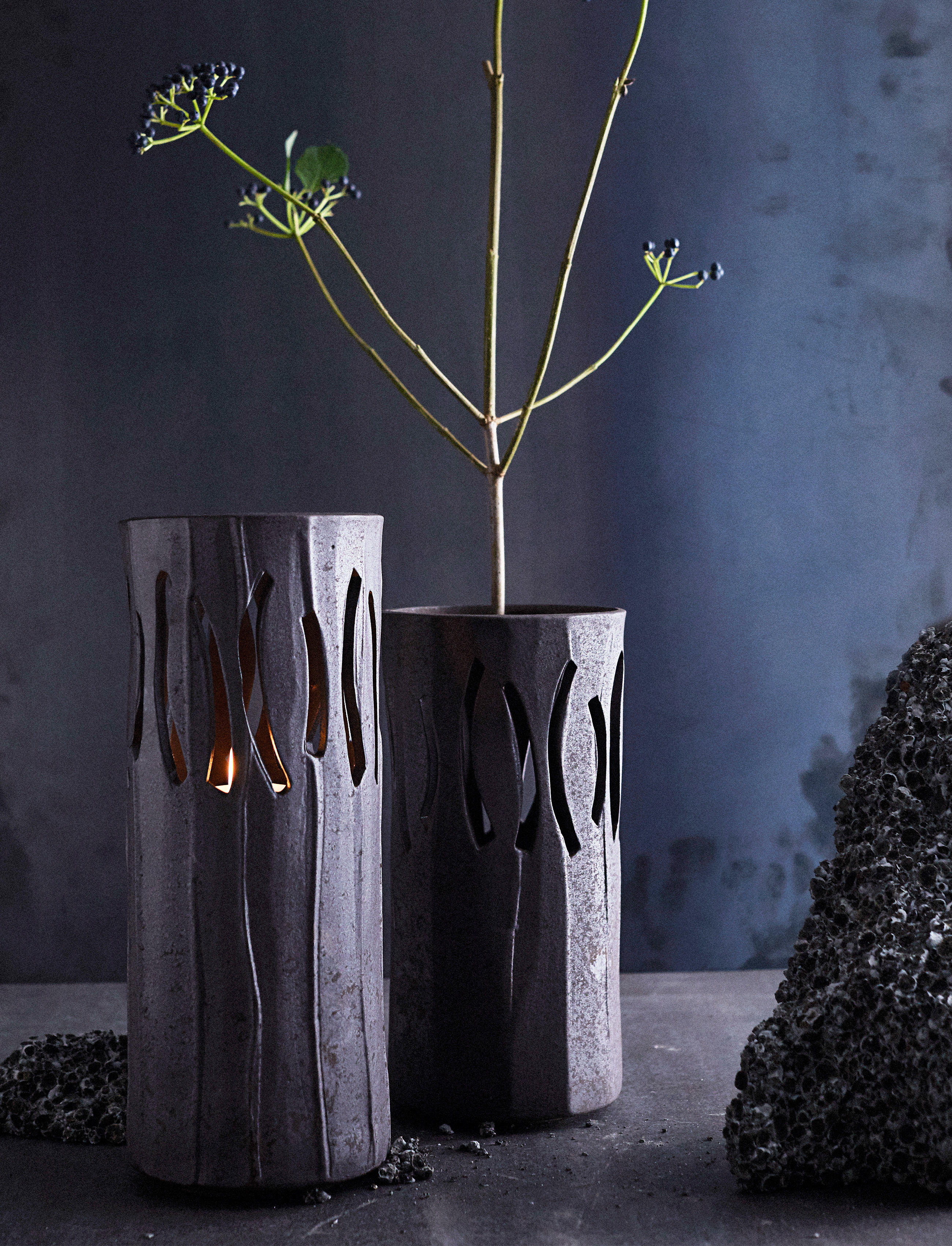 Muubs - Gaia Lantern - ljuslyktor - chocolade - 3