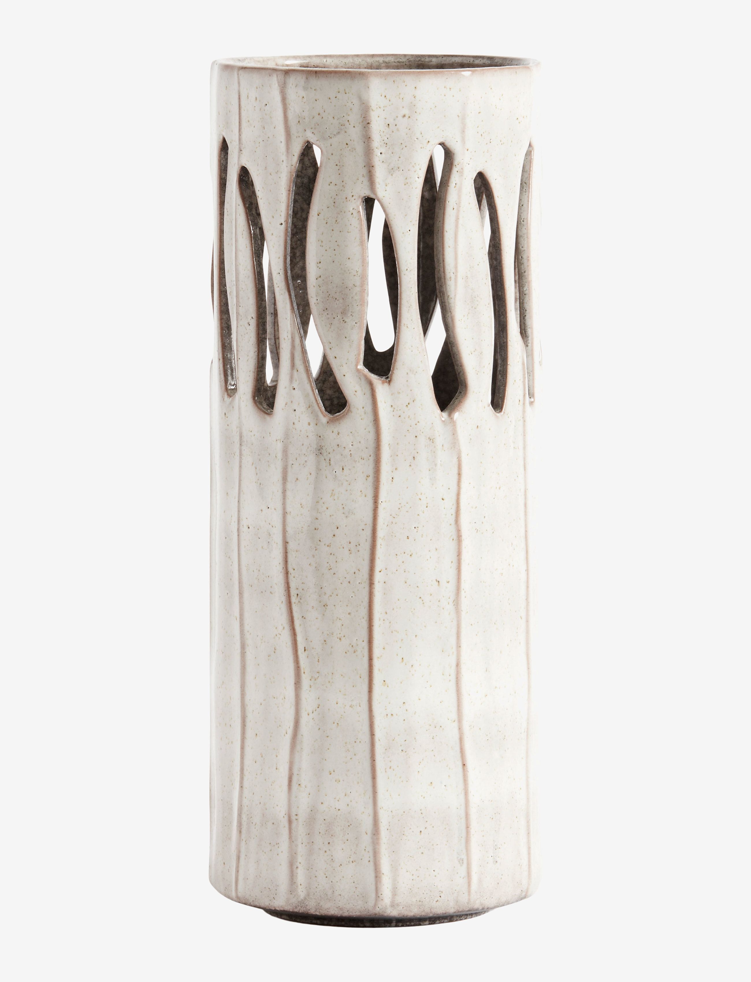 Muubs Gaia Lanterne, H30 cm, Cream, Lysestager & Fyrfadsstager > Indendørs Lanterner, Unisex