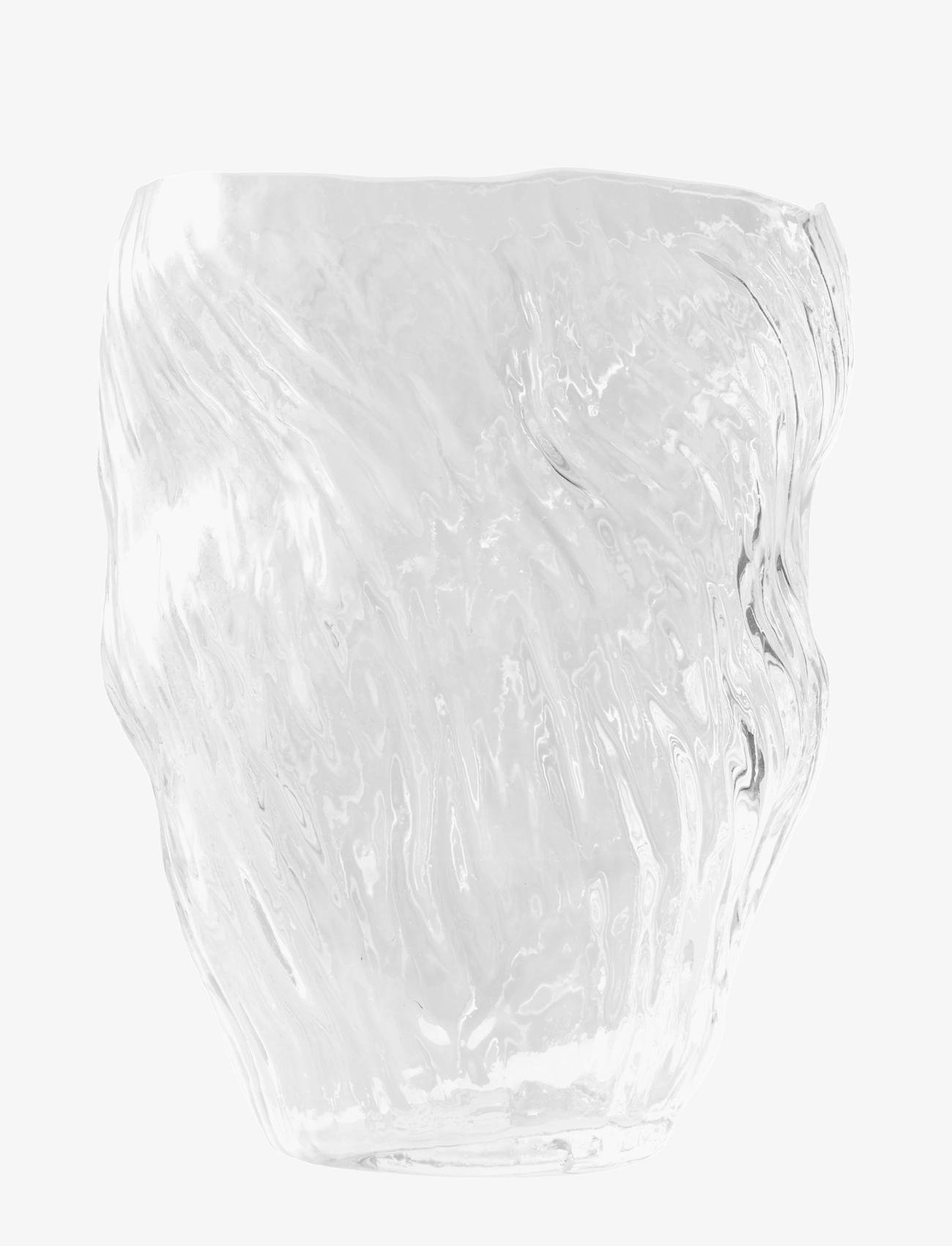 Muubs Vase Mud, Stor vase, Grå, Str: 16X25CM
