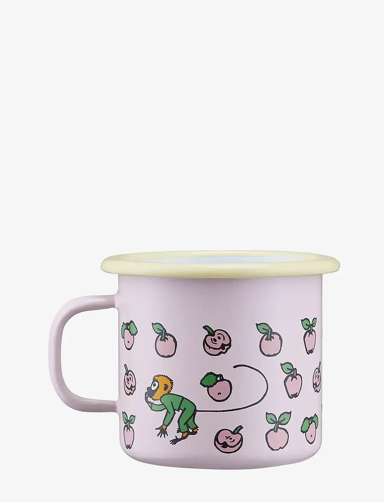 Muurla - Pippi enamel mug Fruits 2,5dl - coffee cups - pink - 2