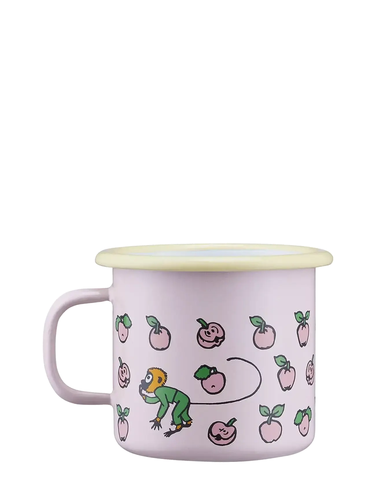 Muurla - Pippi enamel mug Fruits 2,5dl - kaffetassen - pink - 2
