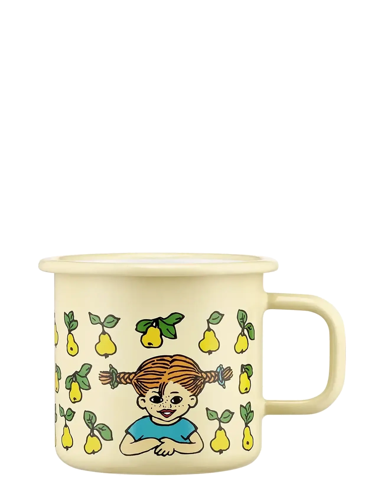 MUURLA Pippi Emaljekrus Med Frugter, 3,7 Dl Gelb - 37 CL - Unisex