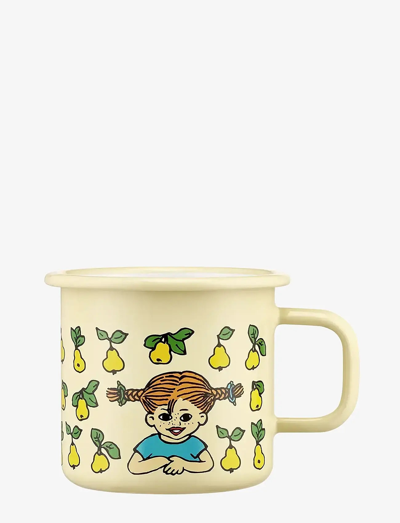 Muurla - Pippi enamel mug Fruits 3,7d - coffee cups - yellow - 1