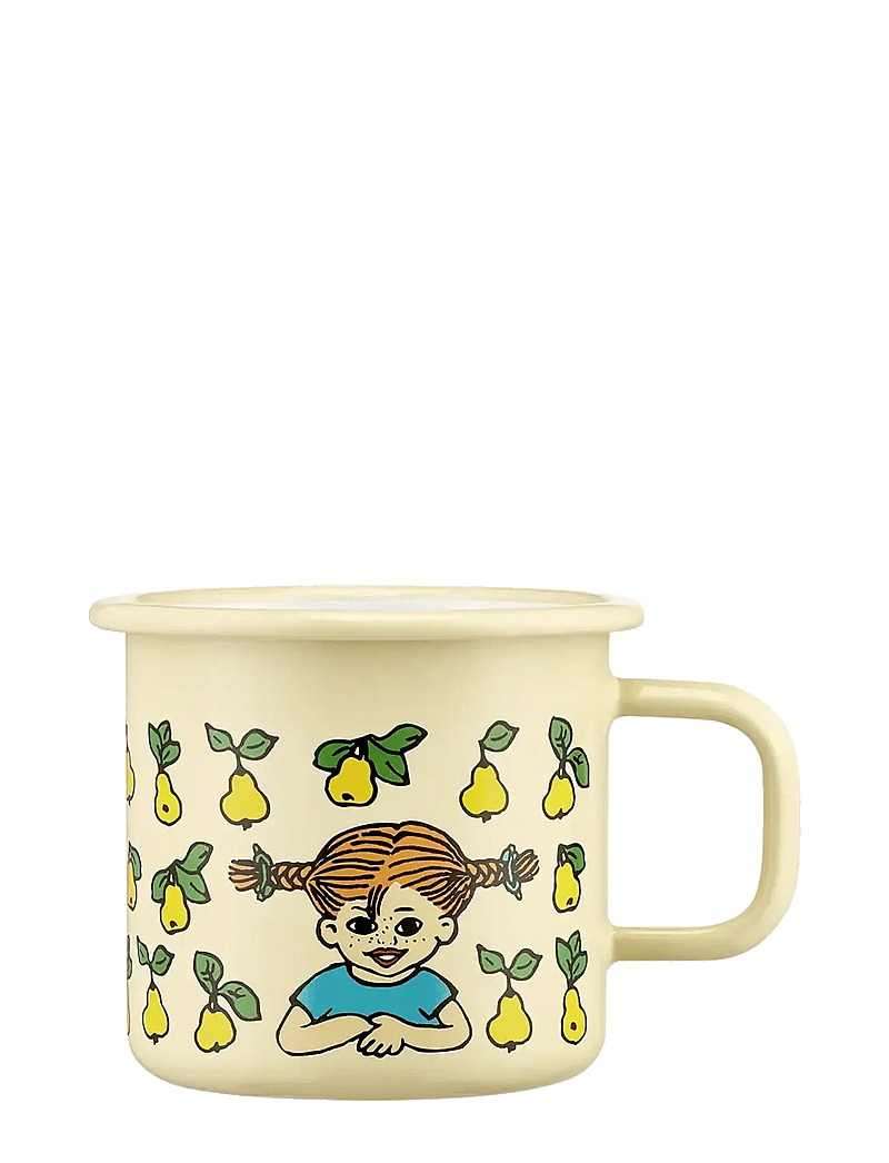 Muurla - Pippi enamel mug Fruits 3,7d - kaffetassen - yellow - 1