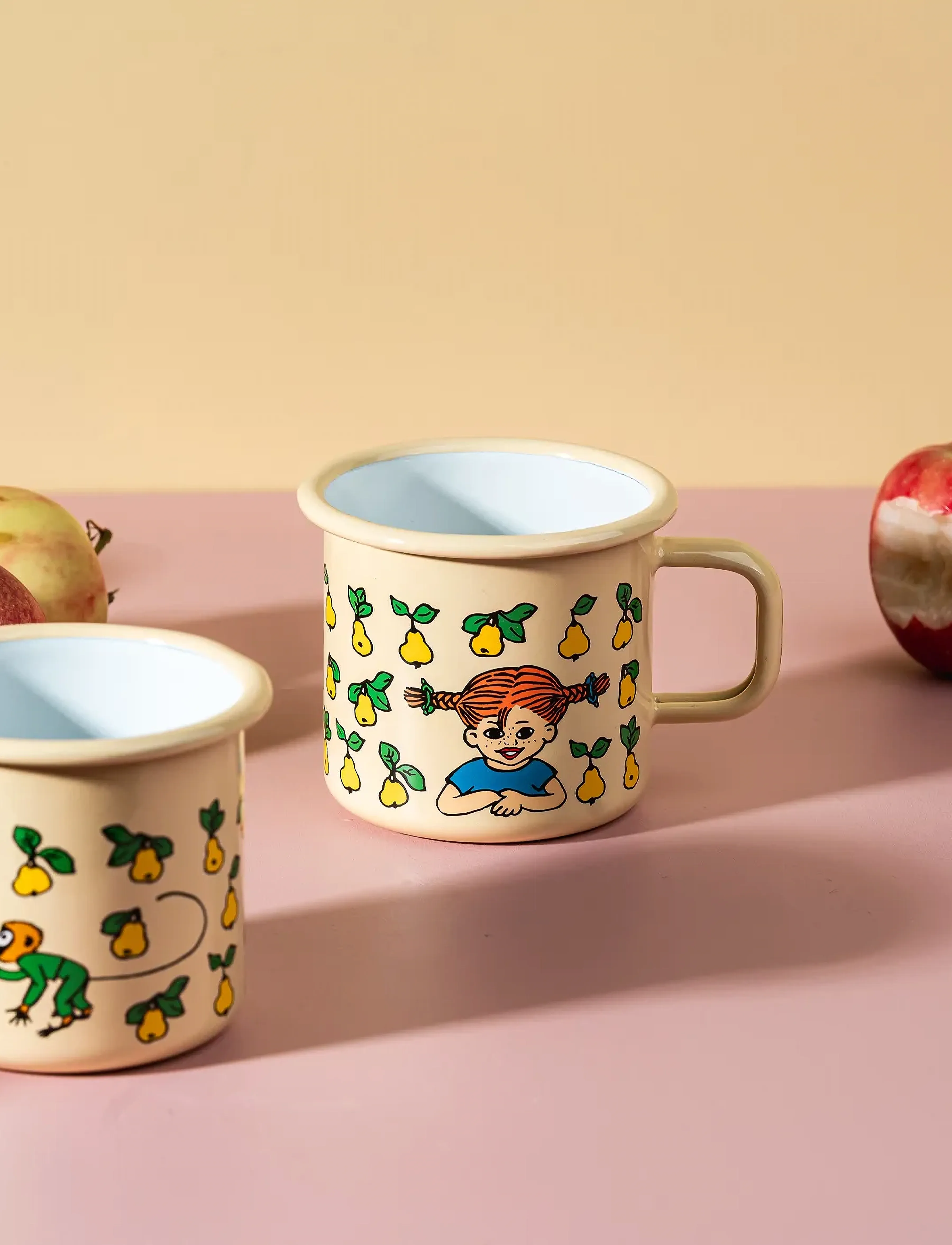 Muurla Pippi Enamel Mug Fruits 3,7D,,,Gelb Gr.37 CL