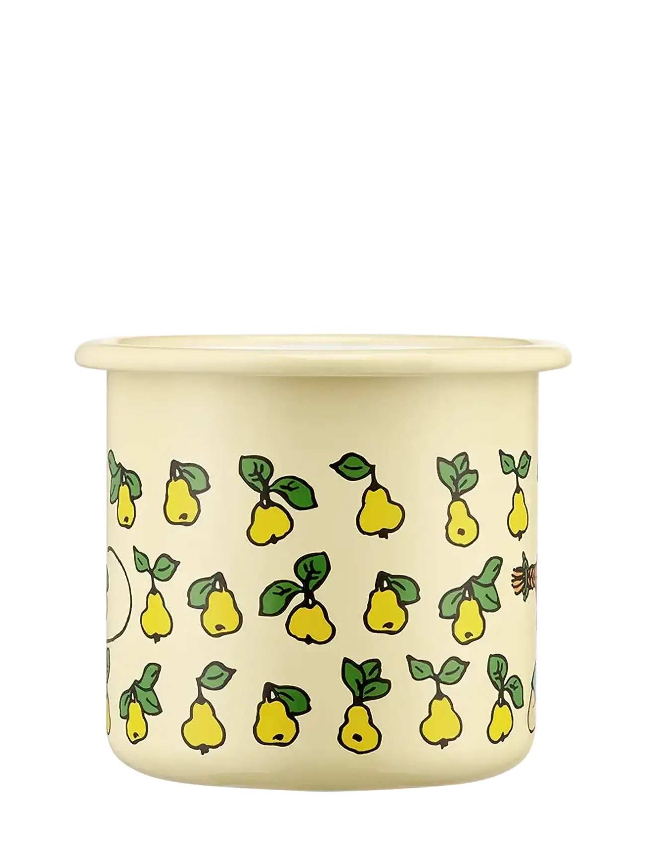 Muurla - Pippi enamel mug Fruits 3,7d - kaffekopper - yellow - 3
