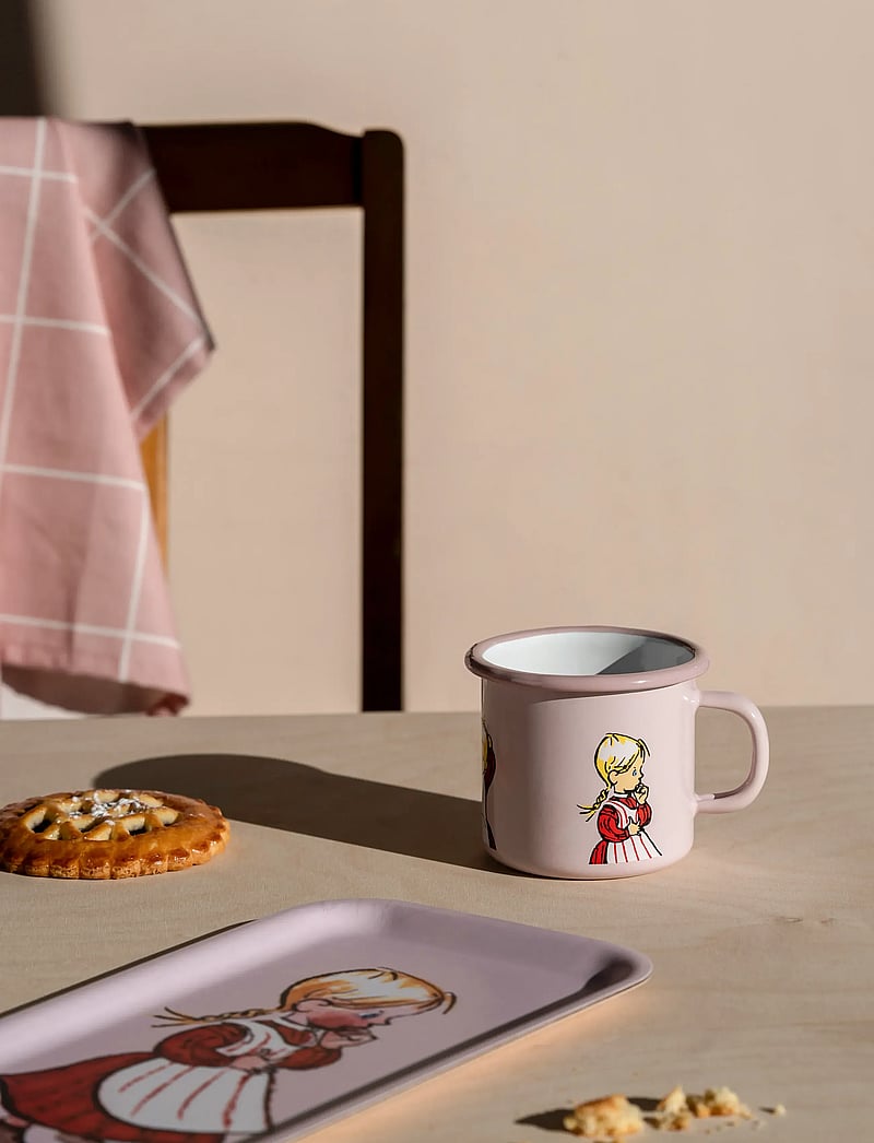 Muurla - Emil enamel mug Ida 2,5dl - tassid ja kruusid - pink - 0