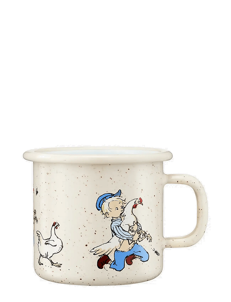 Vahtramäe Emil - Enamel mug 2,5dl Cluck Cluck - tassid ja kruusid - beige - 0
