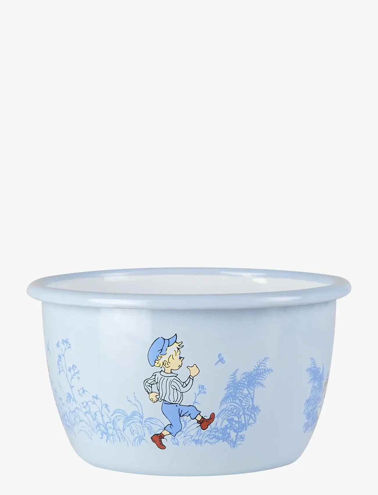 Emil i Lönneberga - Enamel bowl 3dl Emil blue - schüsseln - blue - 1