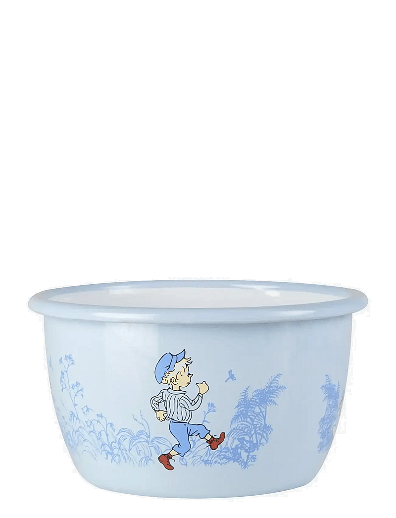 Emil i Lönneberga - Enamel bowl 3dl Emil blue - schüsseln - blue - 1